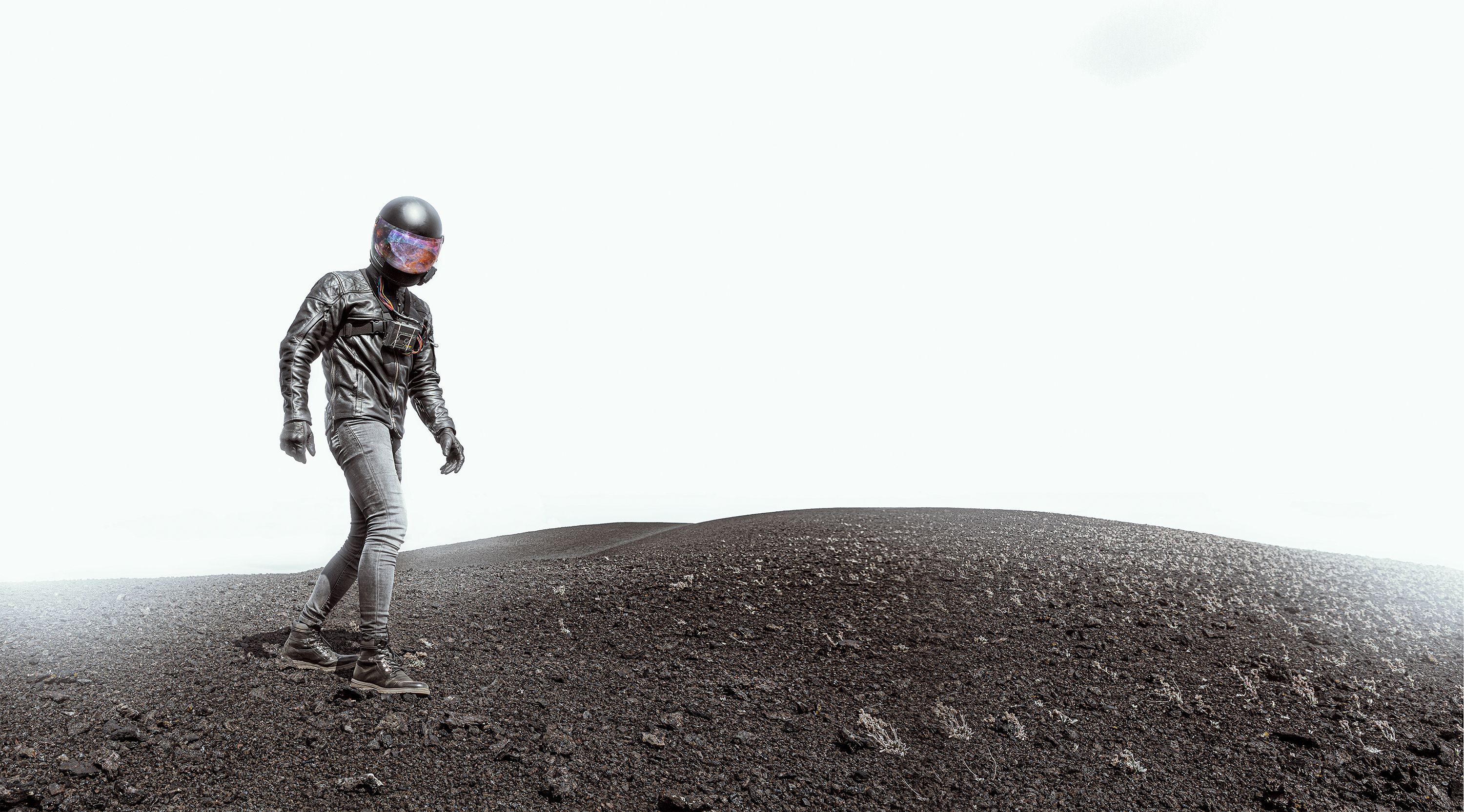 Unknown Planet Galaxy Helmet Guy, HD Photography, 4k Wallpaper