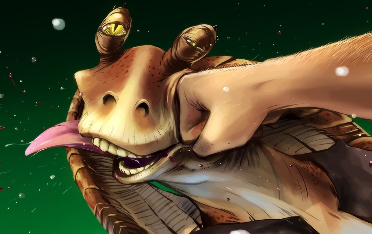 Download Jar Jar Binks Jedi Wallpaper by IckyCosovo - b3 - Free on ZEDGE™  now. Browse millions of popular binks Wallpapers an…