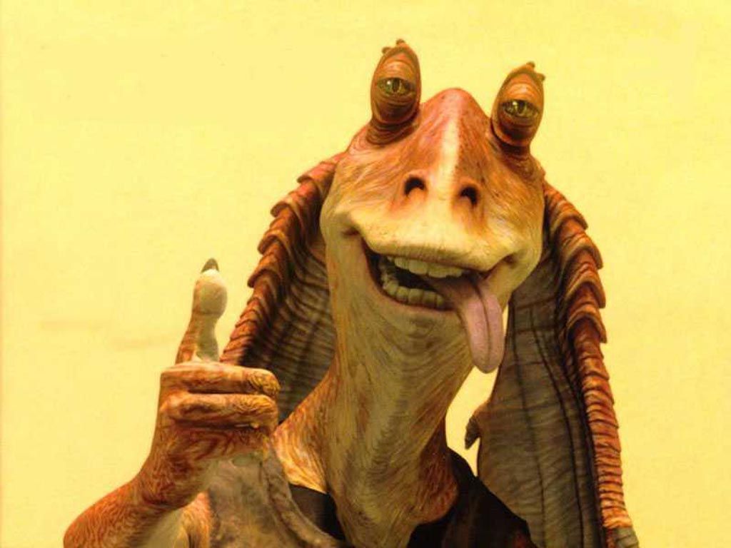 Star wars jar jar binks, binks, jar jar, wars, star, HD wallpaper