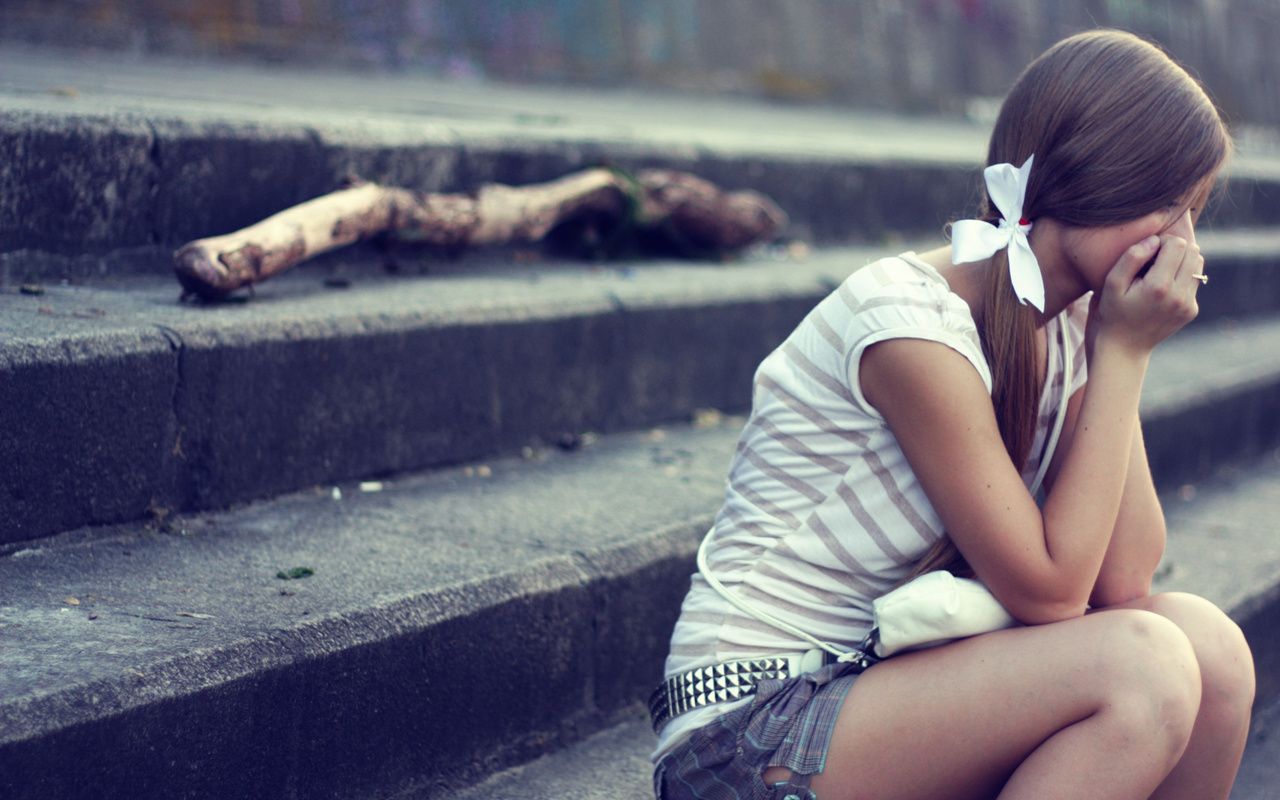 Free download girl loneliness wallpaper which is under