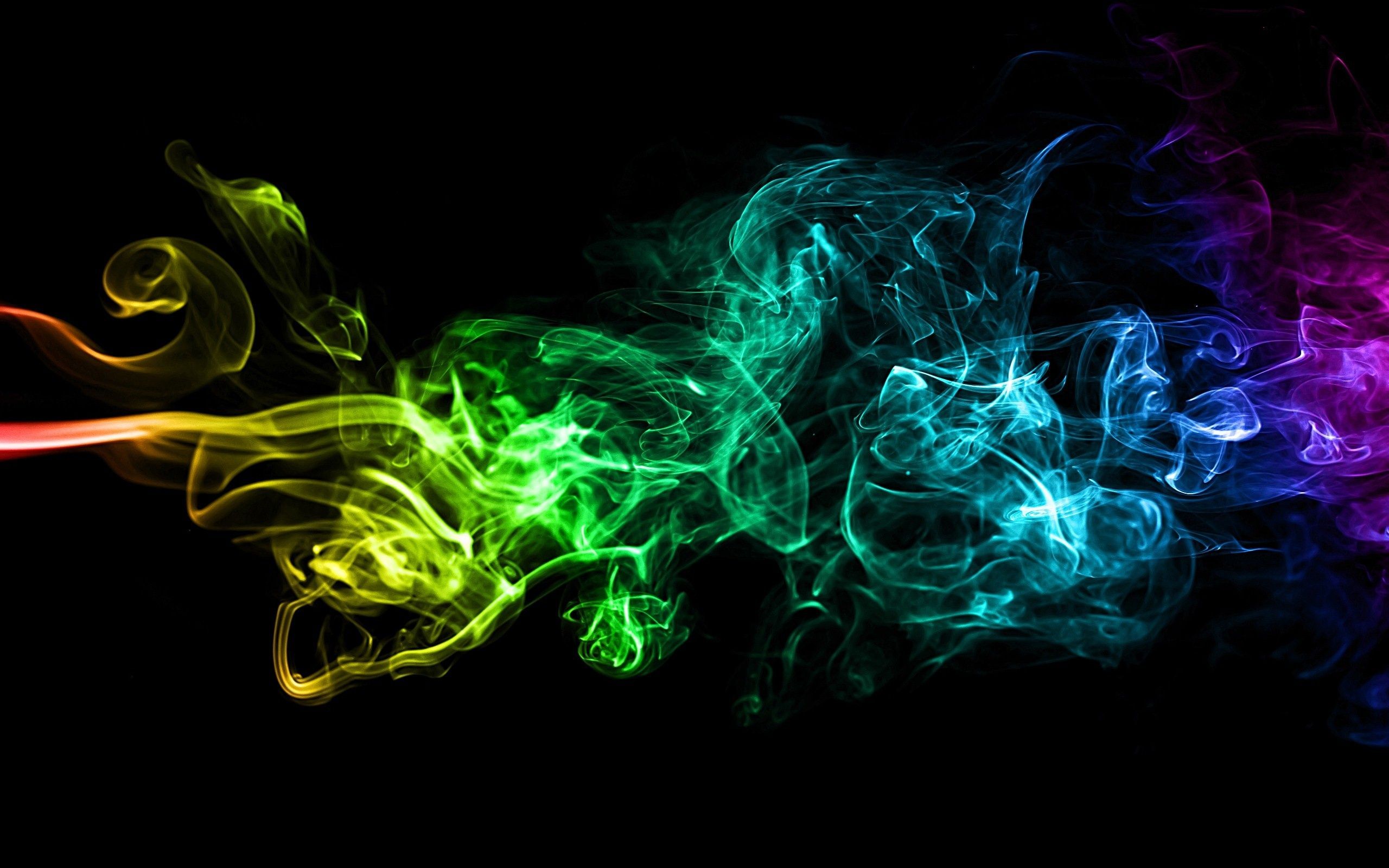 nice Abstract Colorful Smoke Art Background Image. Smoke