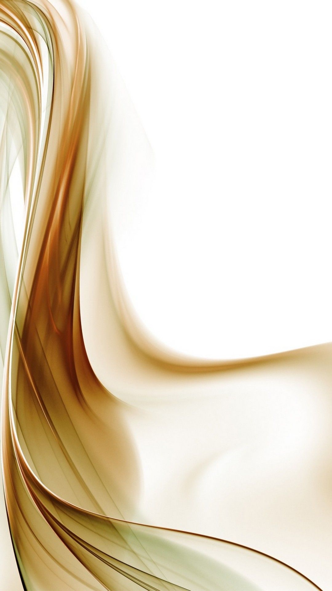 iPhone 8 Wallpaper White and Gold 3D iPhone Wallpaper