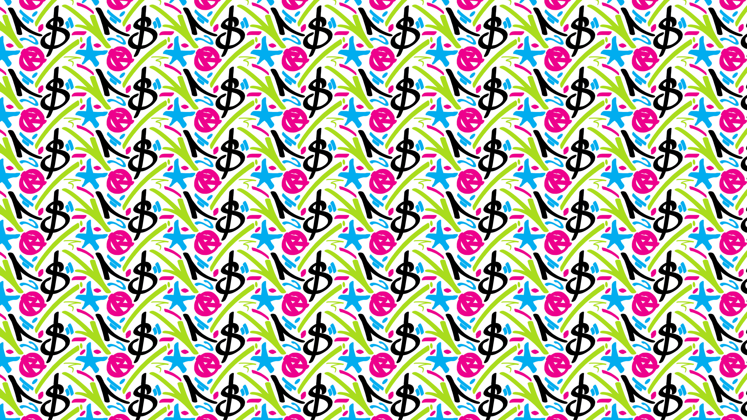 Graffiti Pattern Desktop Wallpaper