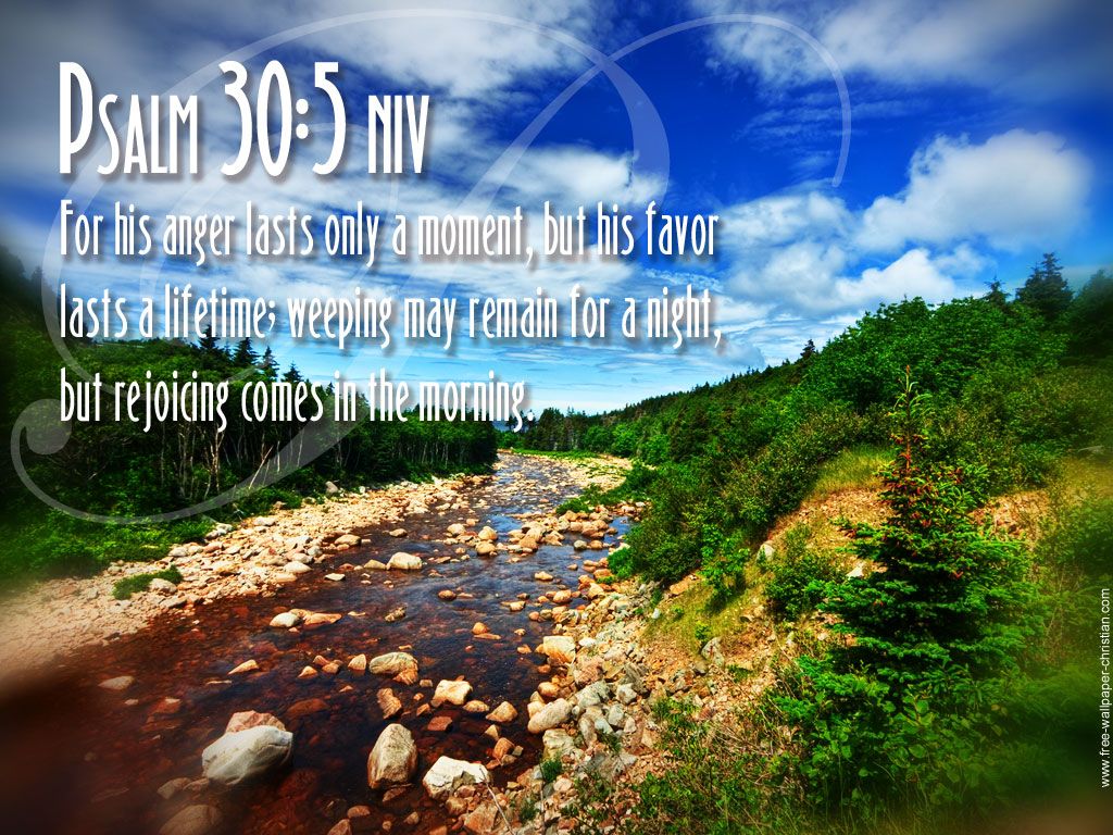Psalm 30 Wallpaper Bible Quotes, HD Wallpaper
