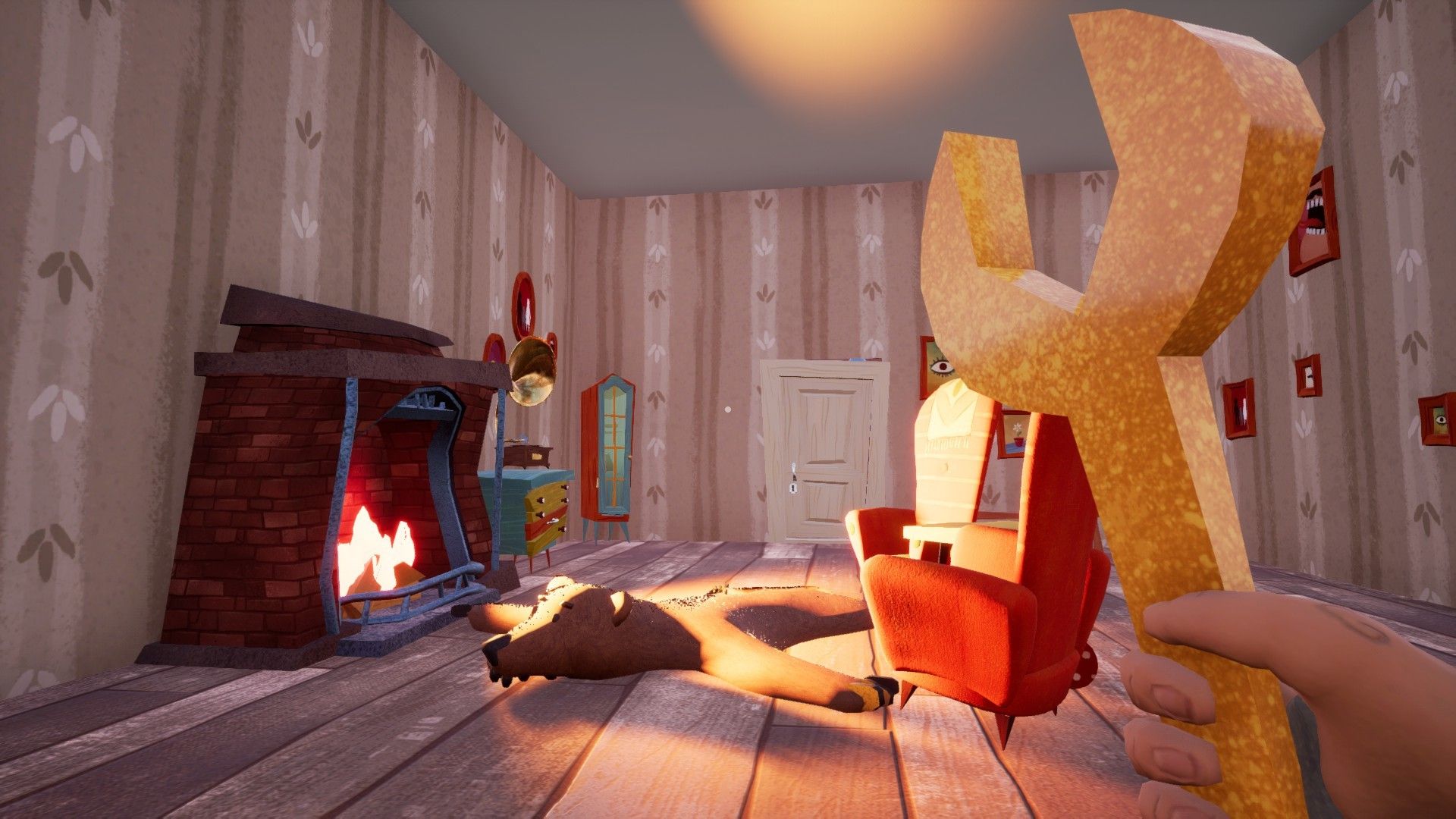 Hello Neighbor Room Wallpaper