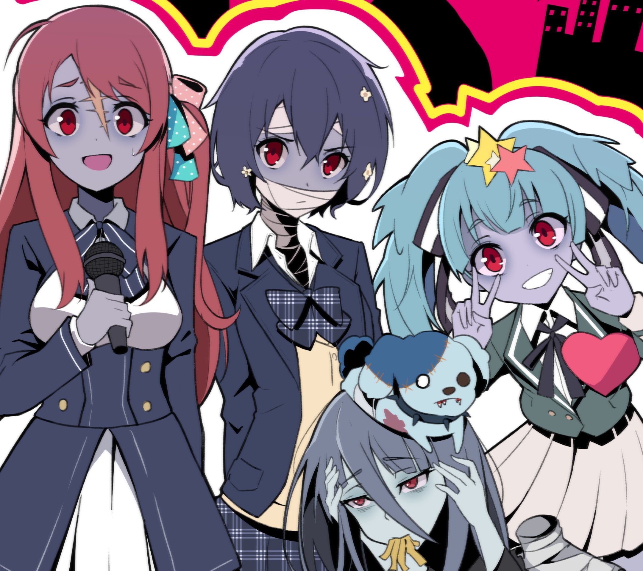 Zombie Land Saga iPhone and android wallpapers.