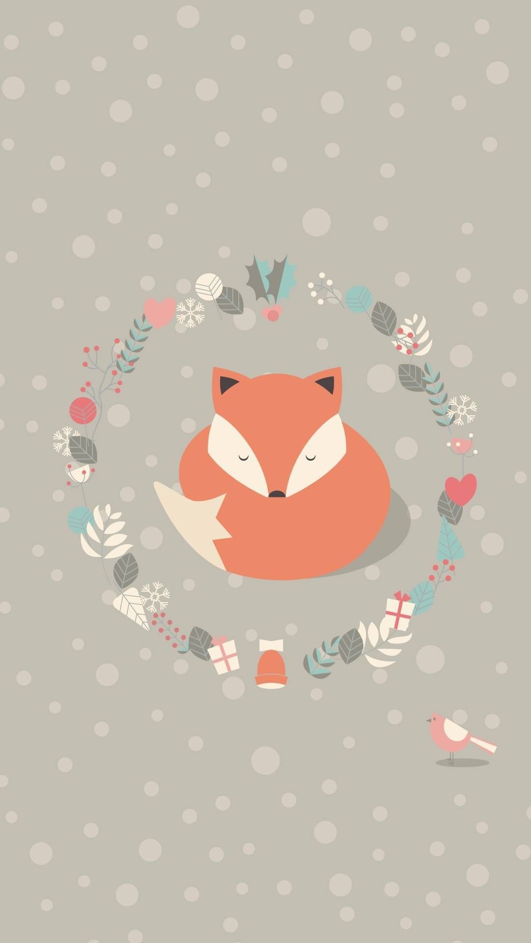 Kawaii Fox Wallpaper