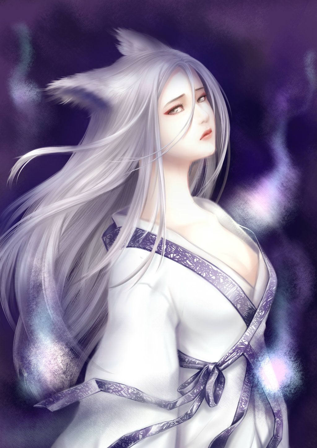 white_fox_spirit_by_shikirio- JPEG Image, 1024 × 1448