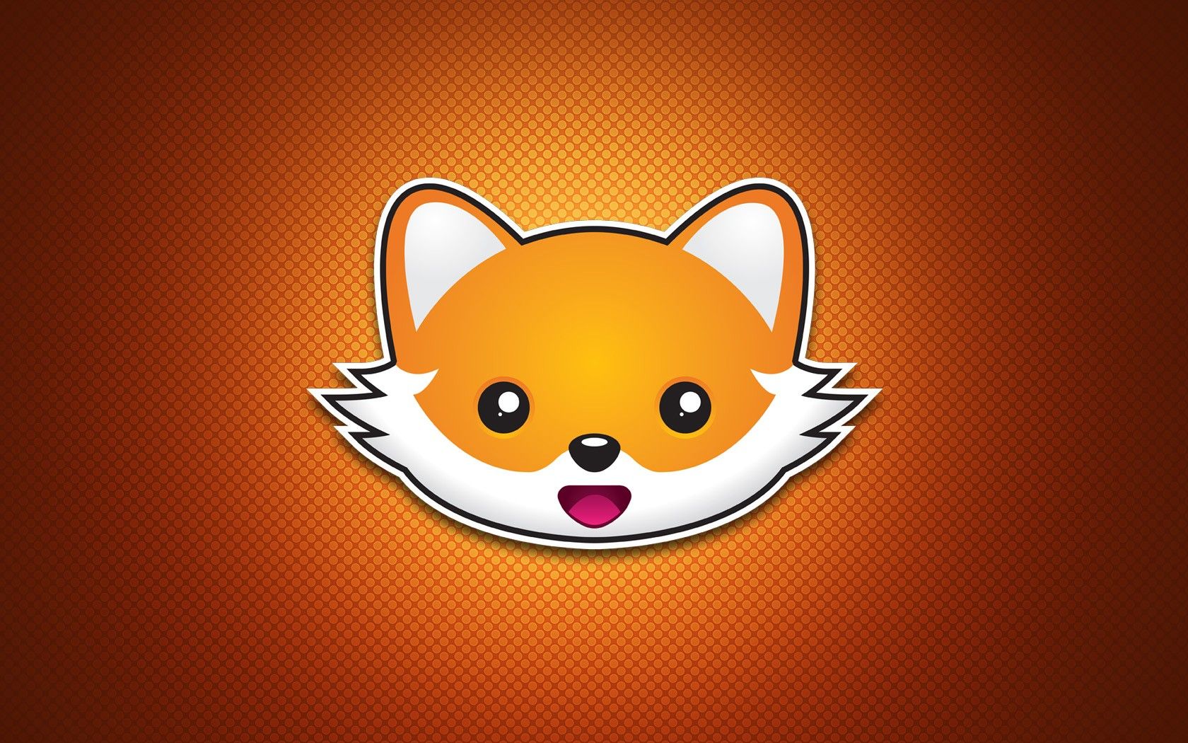 Free download Orange Fox Cartoon Orange fox wallpaper 1680x1050