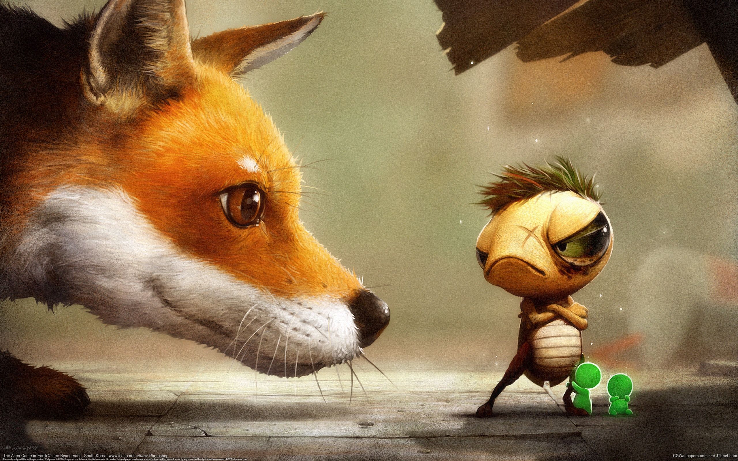 The fox and the tortoise Mac Wallpaper Download
