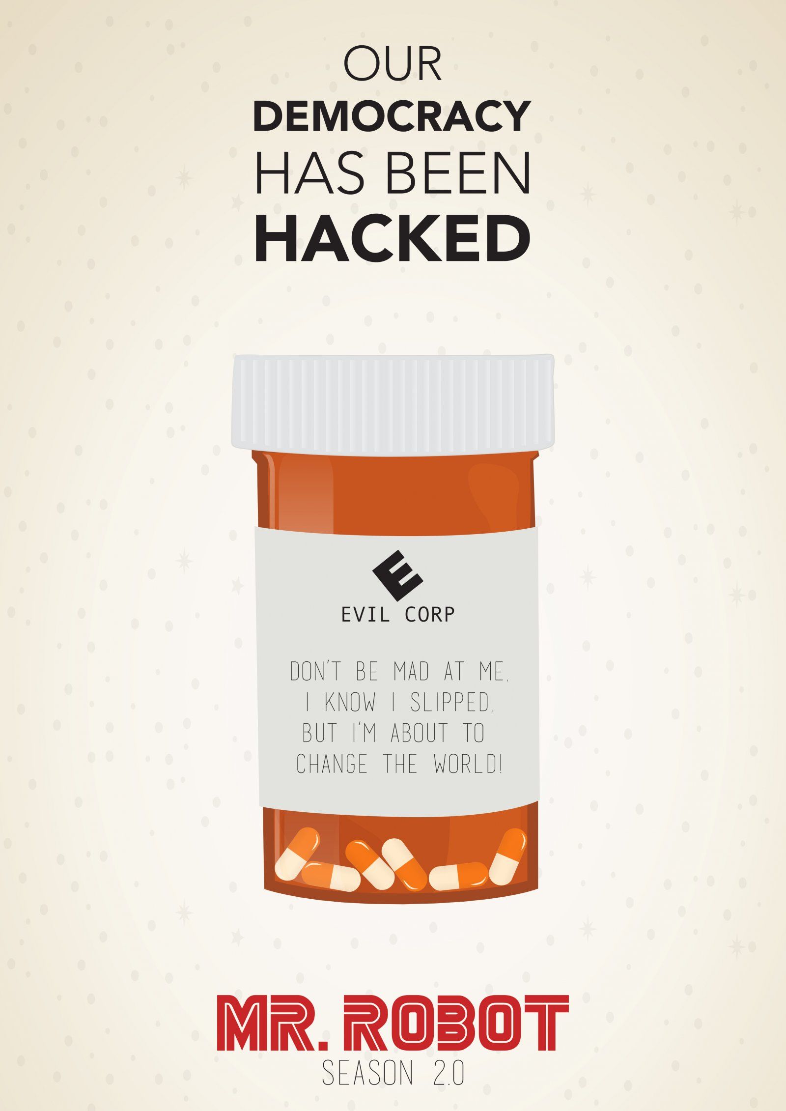 Well medicated. Mr robot poster, Robot wallpaper, Mr robot