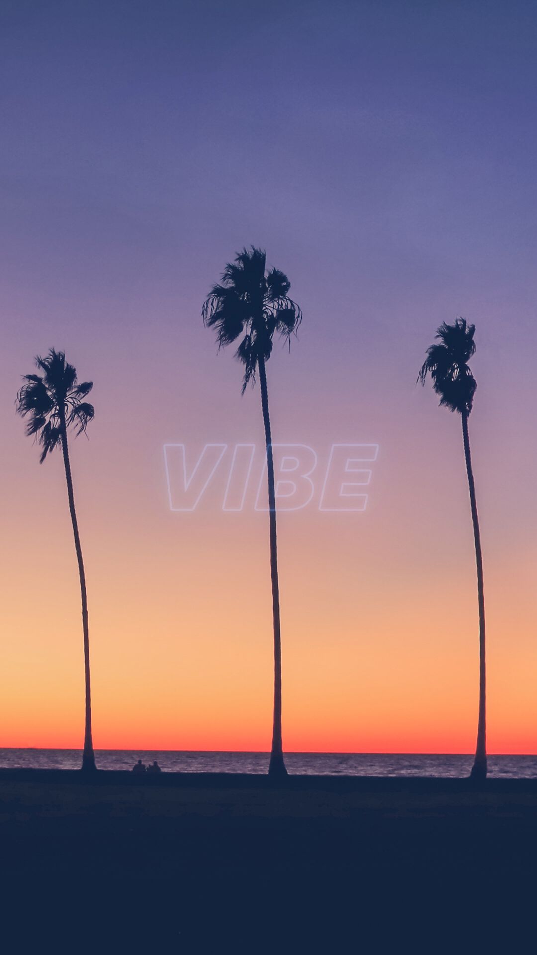 Sunset wallpaper for your iPhone XS from Vibe App #sunset #beach