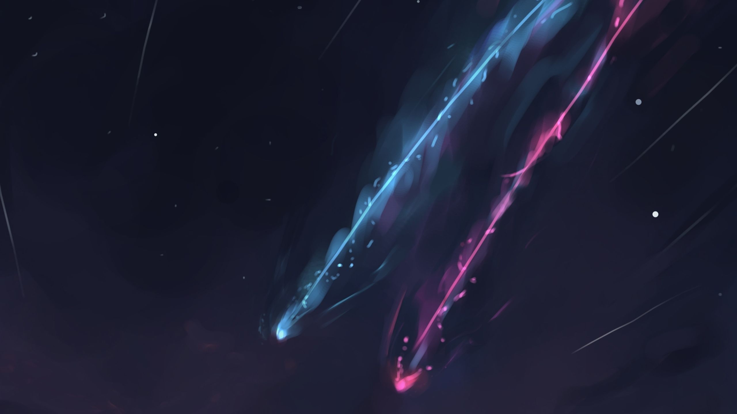 2560x1440 Your Name Anime Abstract Painting 1440P Resolution