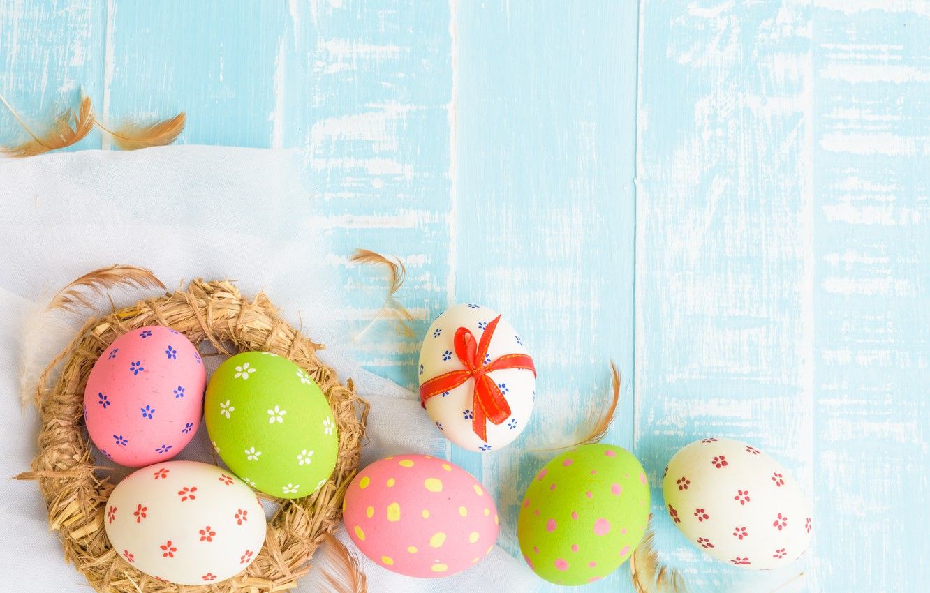 Wallpaper eggs, Easter, spring, Easter, eggs, decoration, pastel