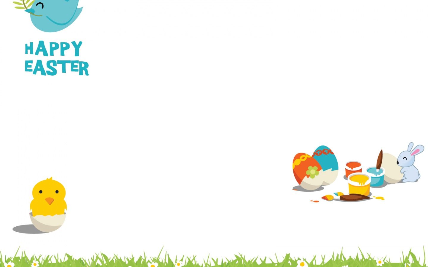 1440x900 Easter Wallpaper