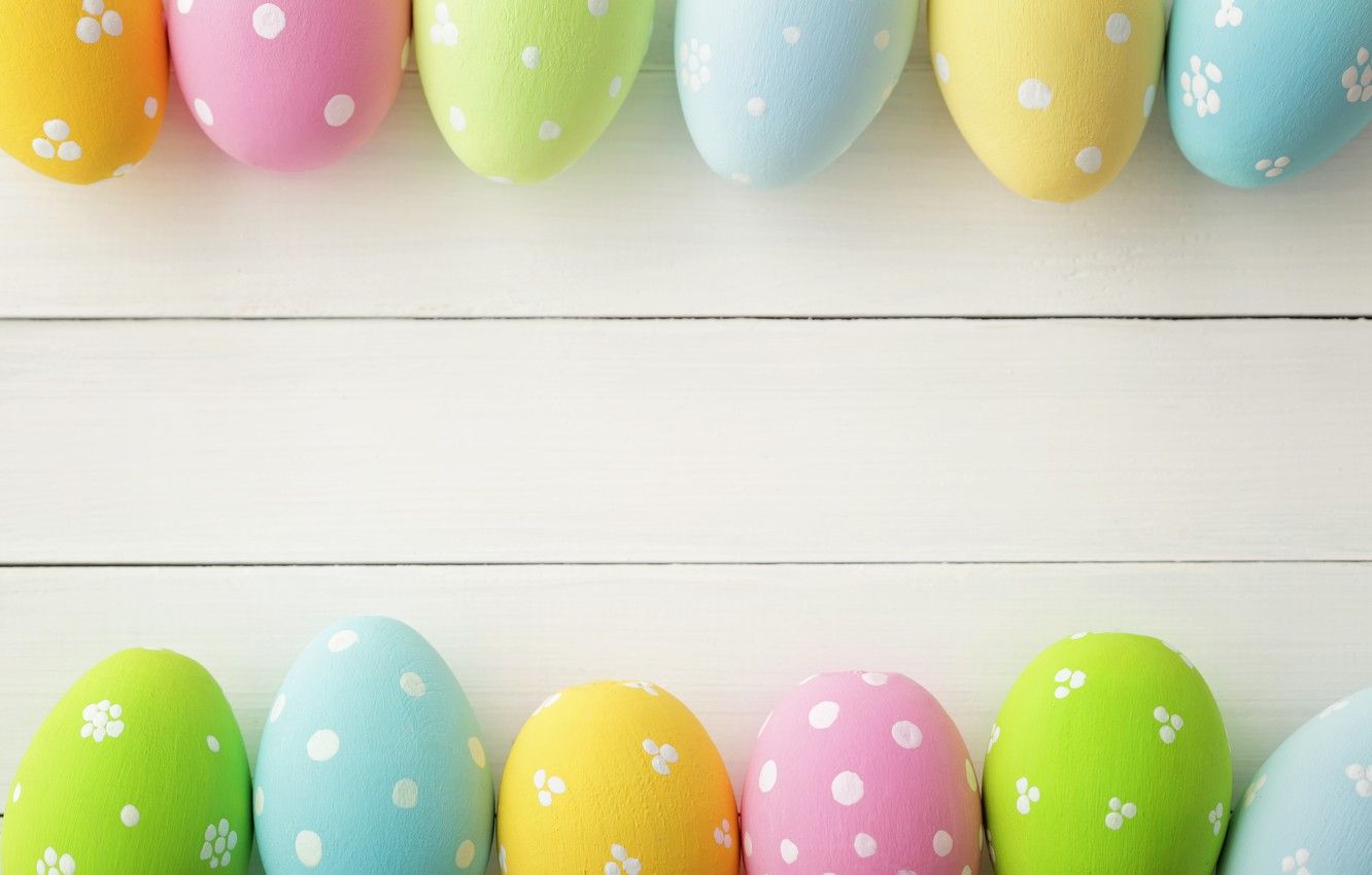 Wallpaper Easter, spring, Easter, eggs, Happy, pastel, the painted eggs image for desktop, section праздники
