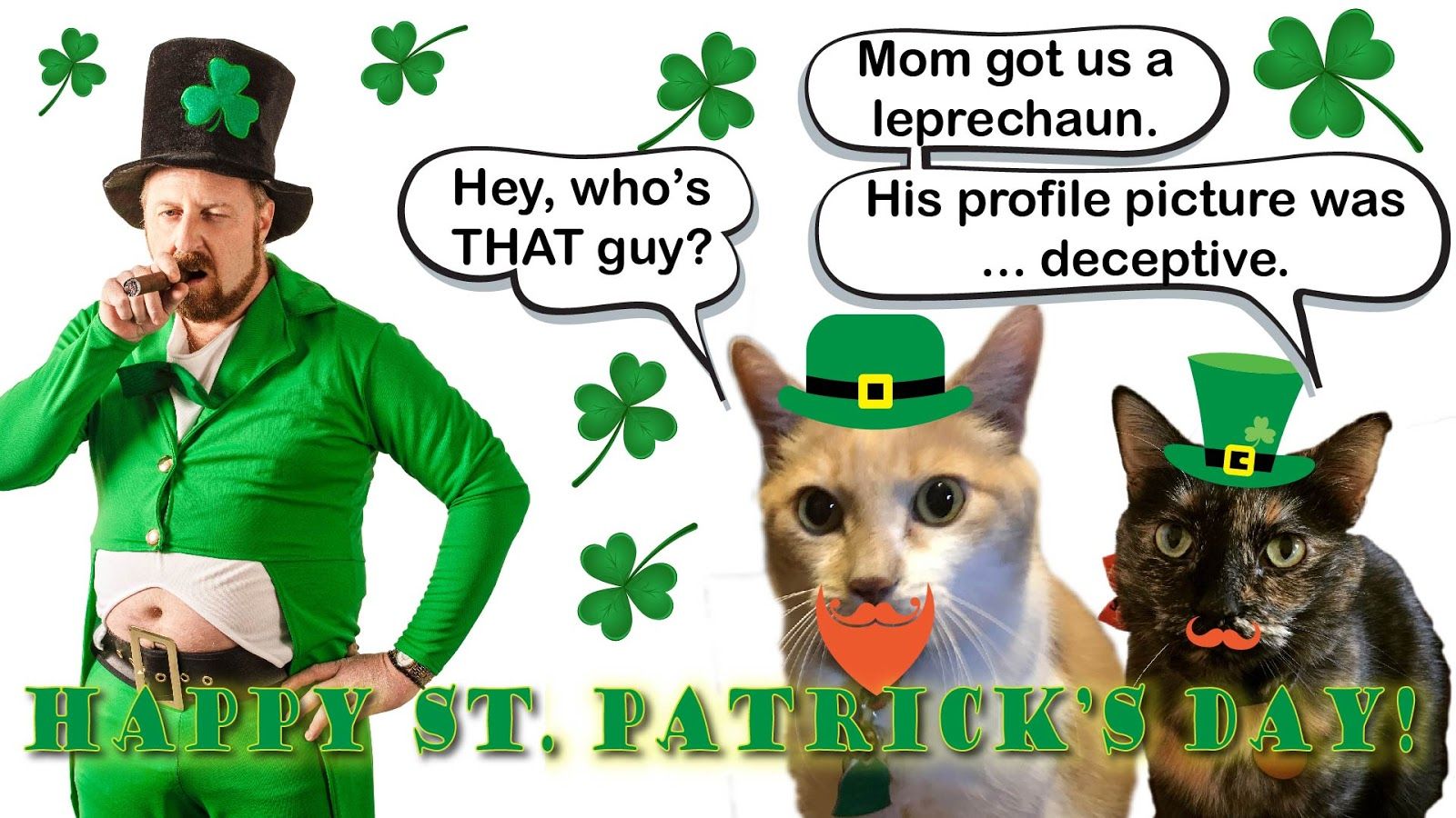 The Cuddlywumps Cat Chronicles: Caturday Art: St. Patrick's Day