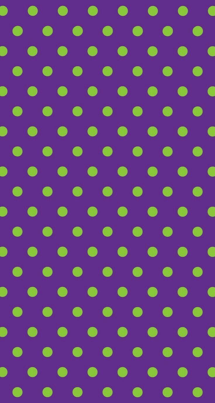 Purple W Green Polka Dots. Polka Dots Wallpaper, Dots Wallpaper