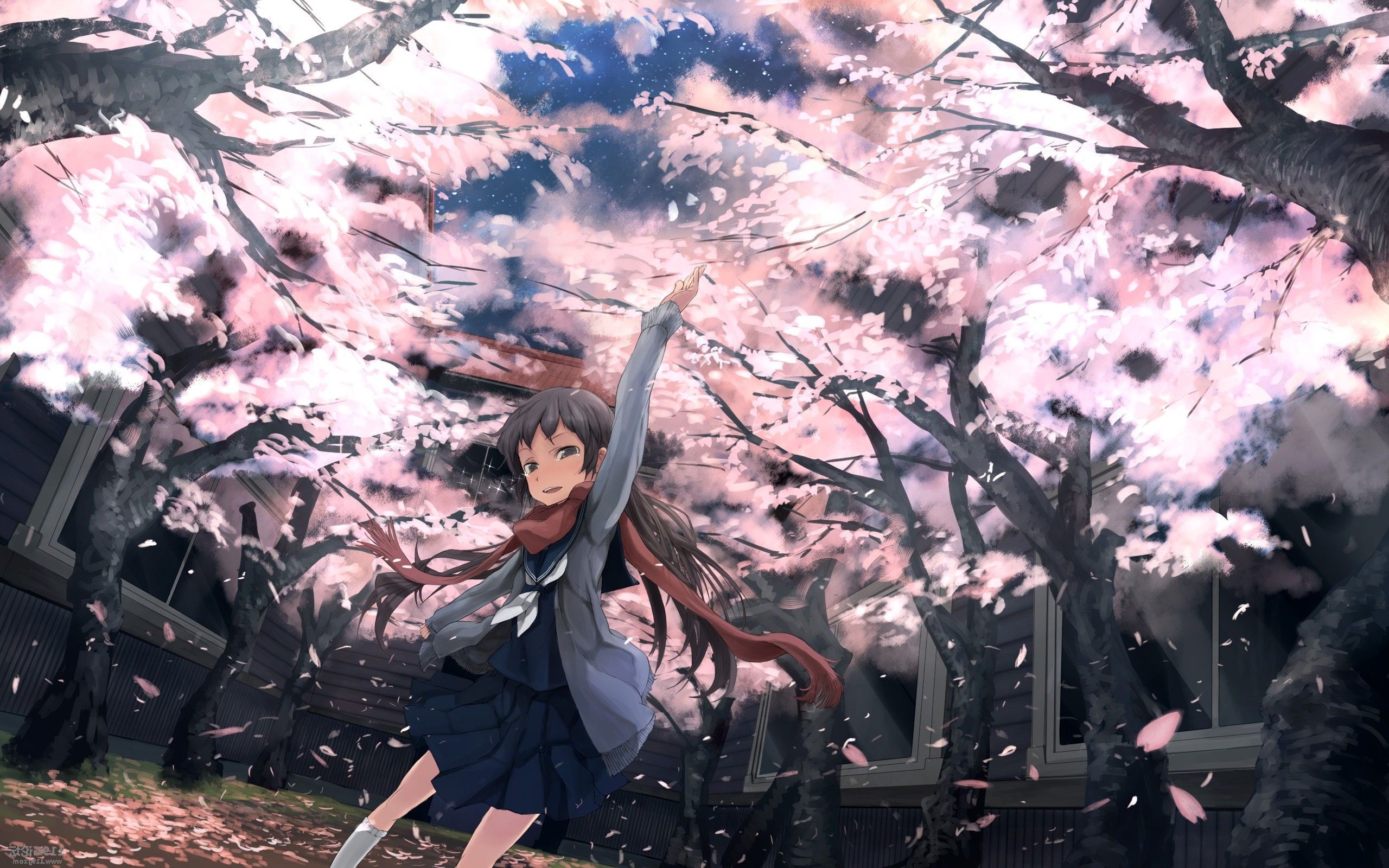 Spring Anime Wallpaper Girl In Spring, HD Wallpaper