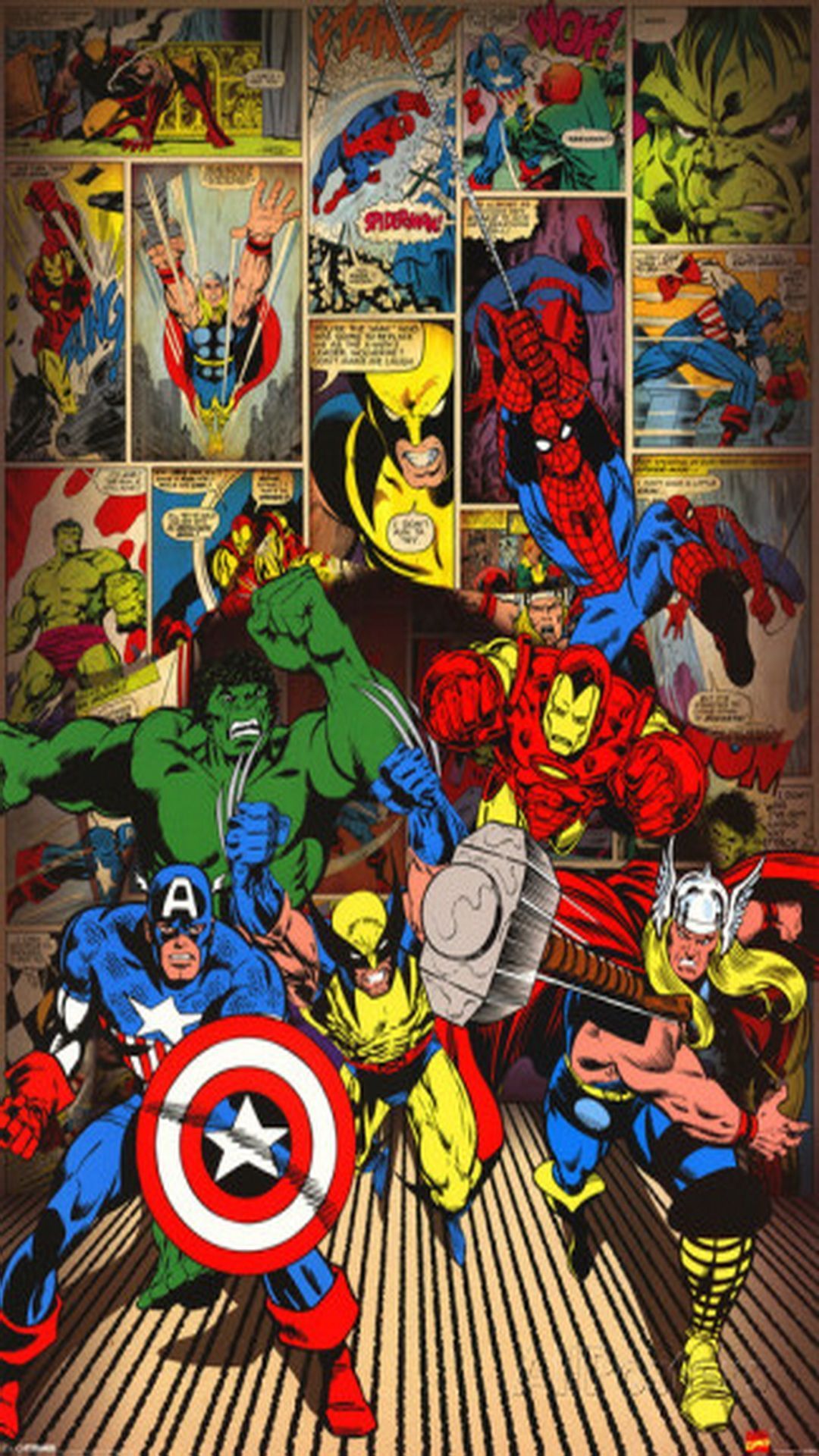 Vintage Marvel Wallpaper Free .wallpaperaccess.com