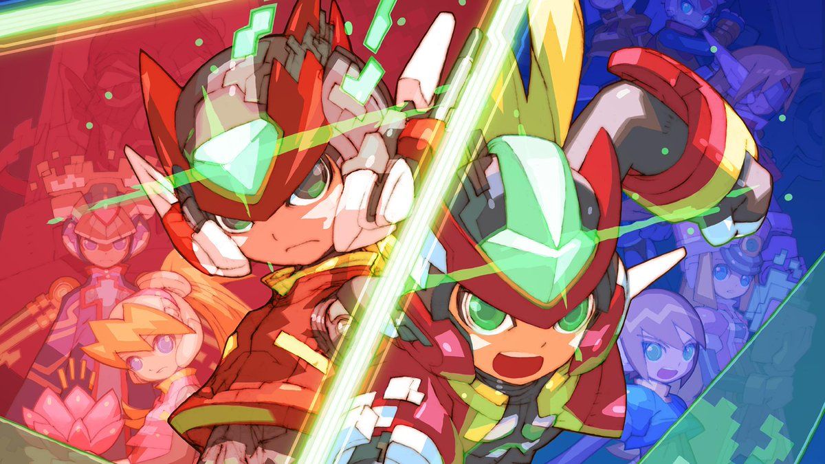 Reploid 21XX and badly cropped wallpaper