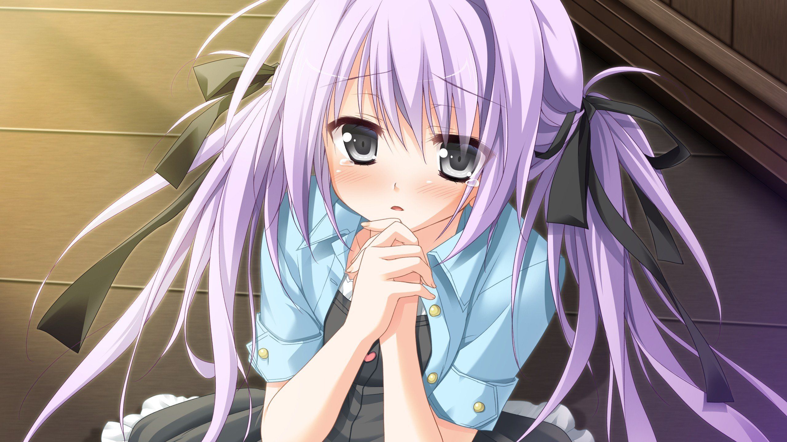 purple hair, Anime girls, 1 2 Summer, Kuonji Sora, Visual novel HD