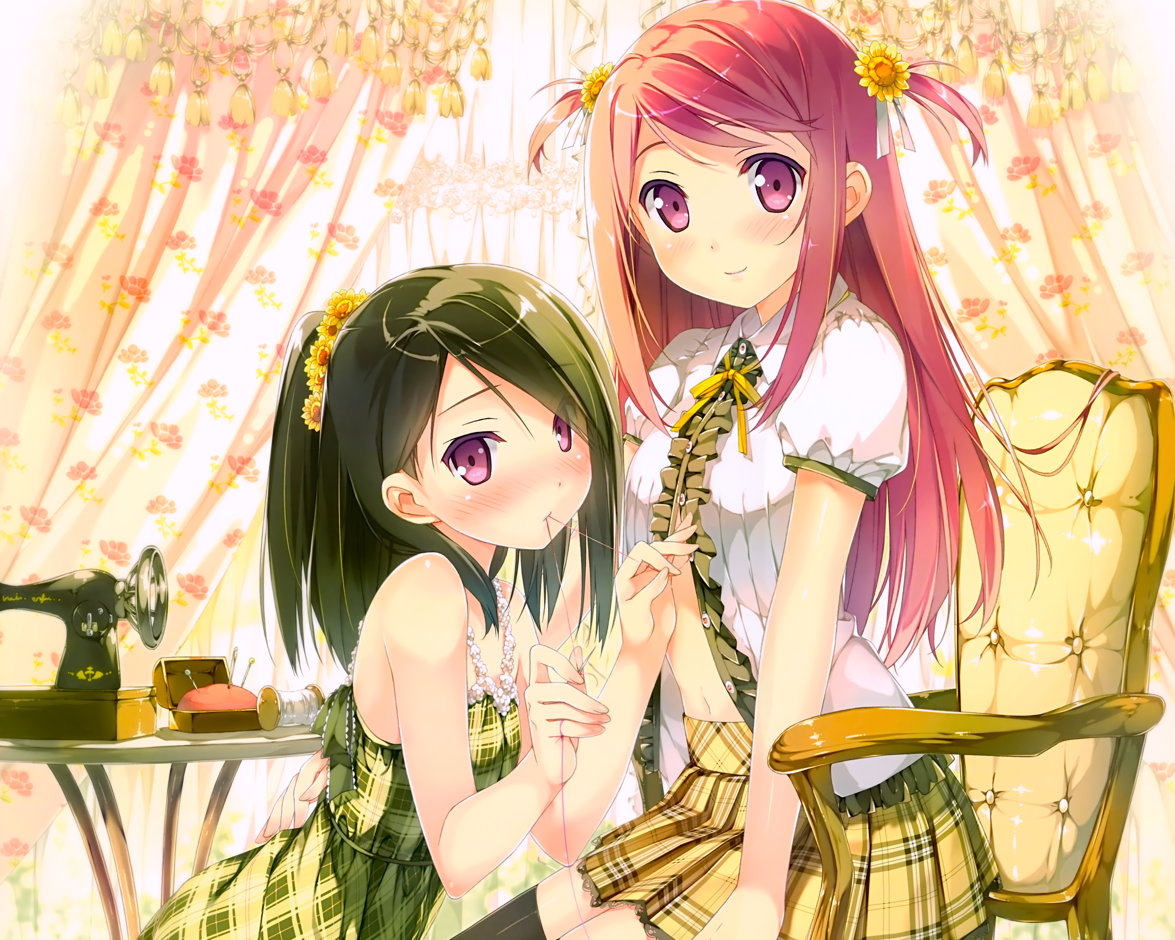 Two girls 4k Ultra HD Wallpaper. Background Imagex3957