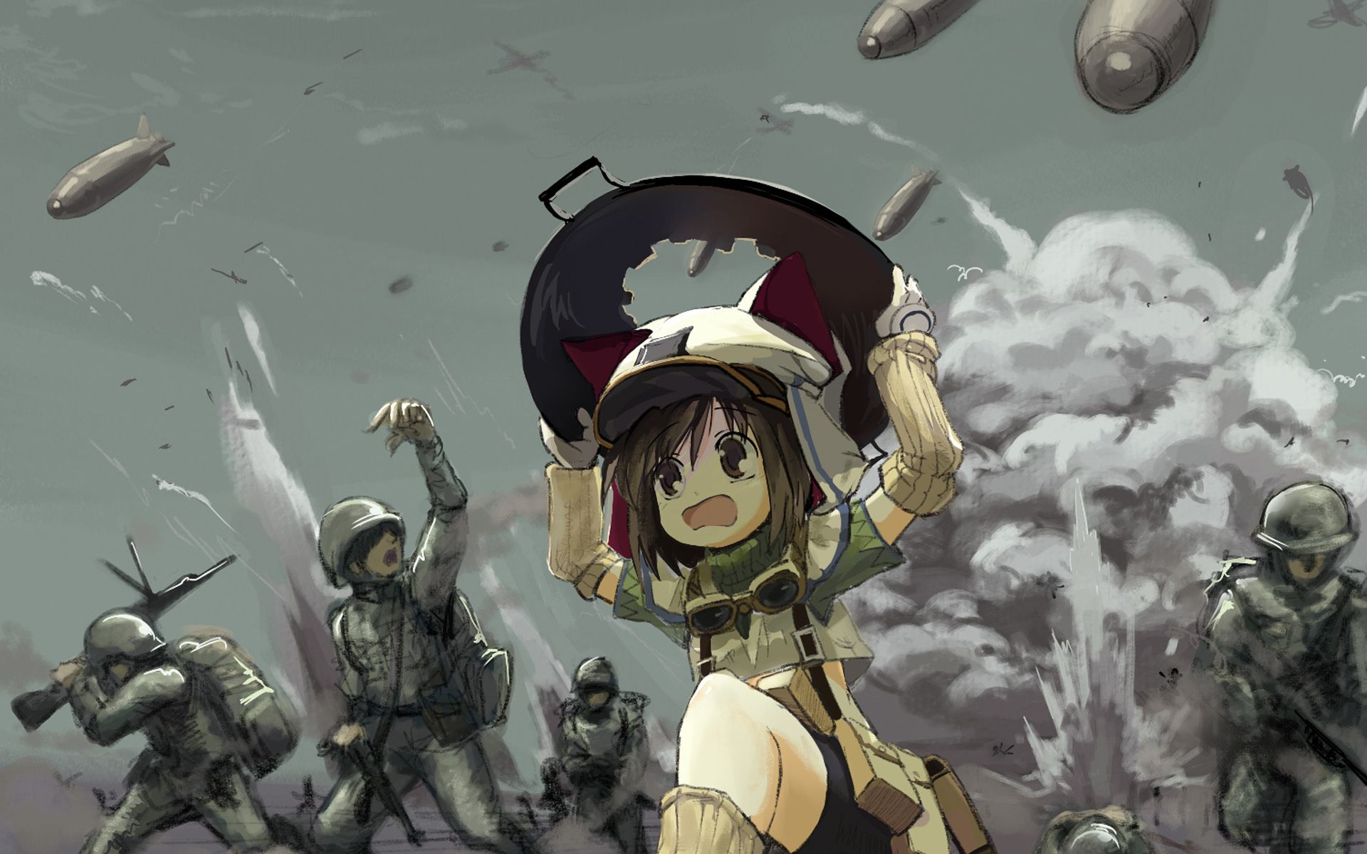 Anime Girls Ww2 Wallpapers Wallpaper Cave