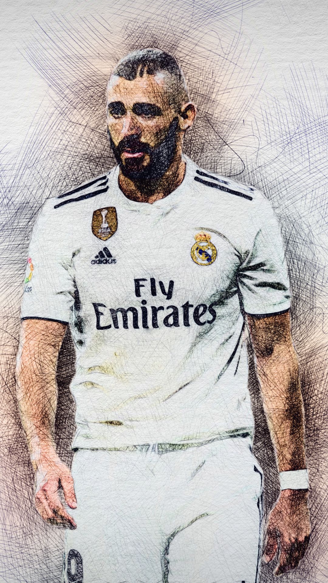 Sports Karim Benzema (1080x1920) Wallpaper
