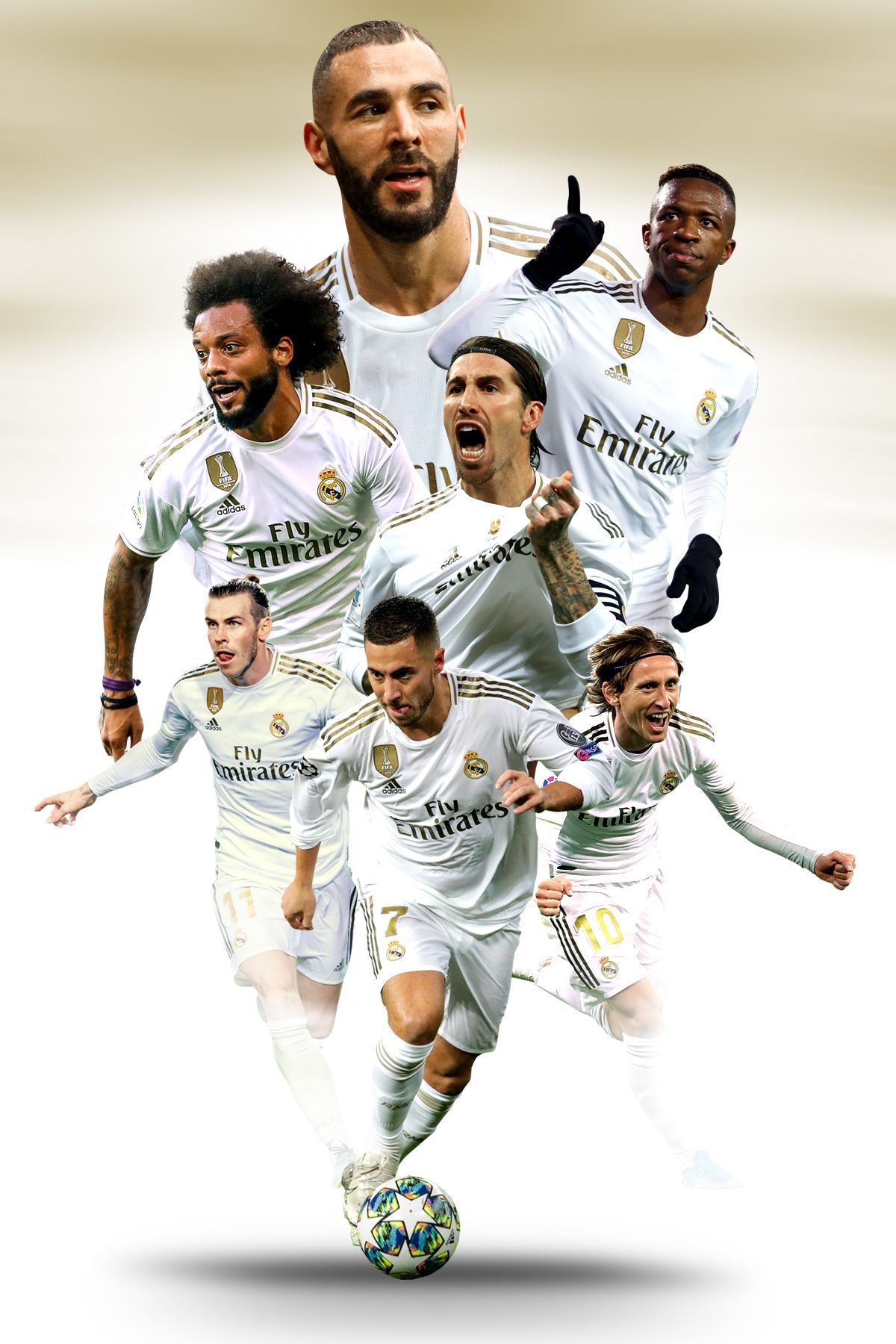 Real Madrid Poster. Real madrid wallpaper, Real madrid team, Madrid wallpaper