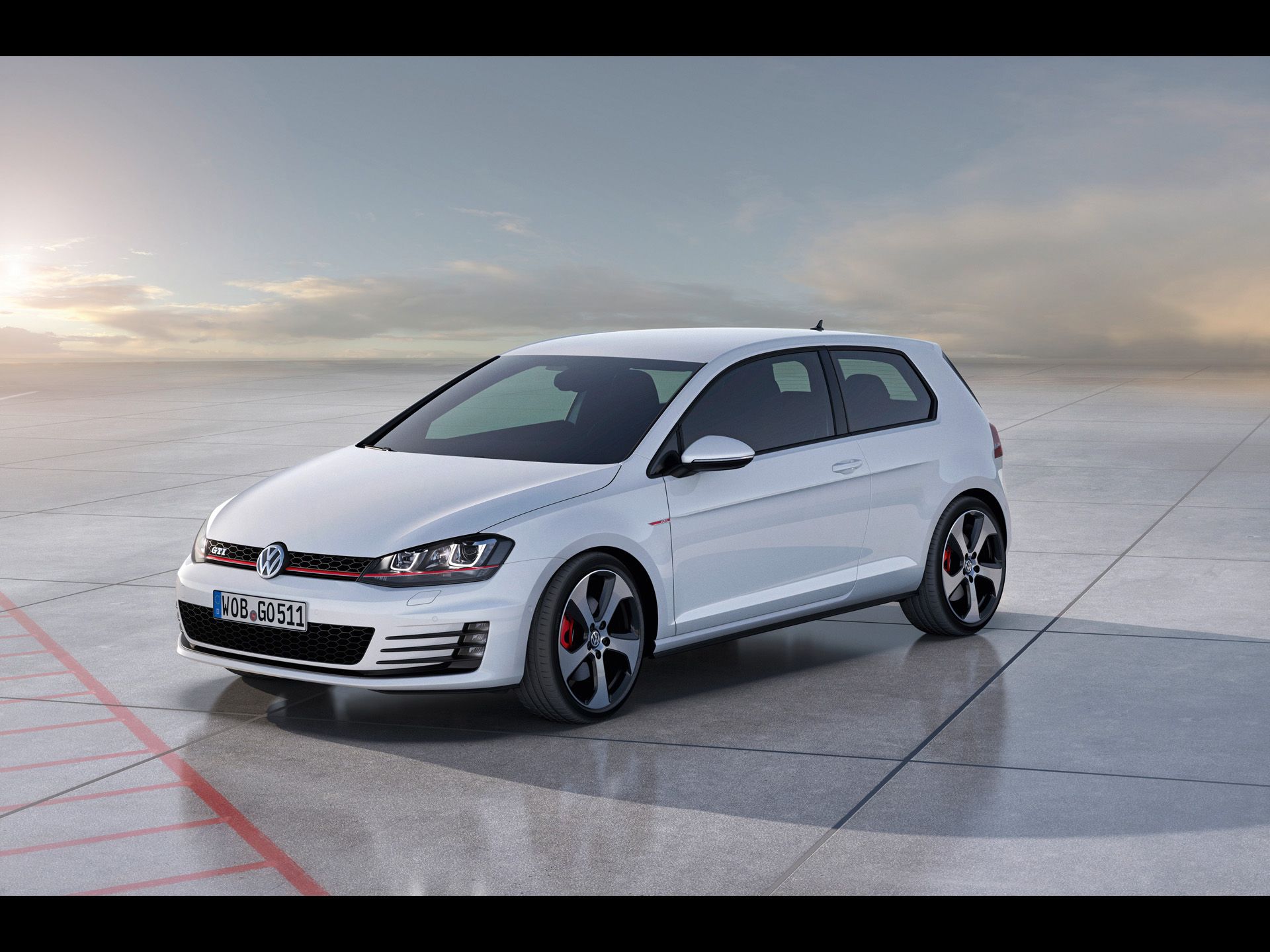 Volkswagen Golf 7 GTI Concept Static Side Angle