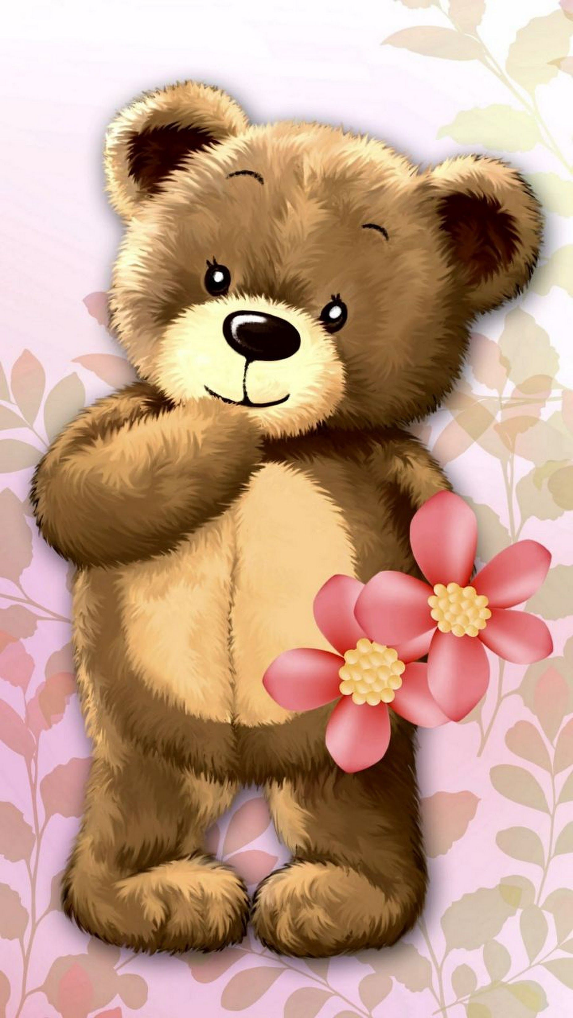 cute baby with teddy bear wallpapers