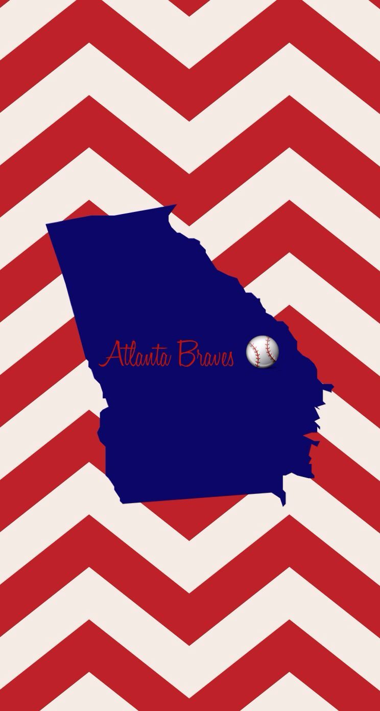 Atlanta braves iPhone wallpaper. Love my braves!. Braves