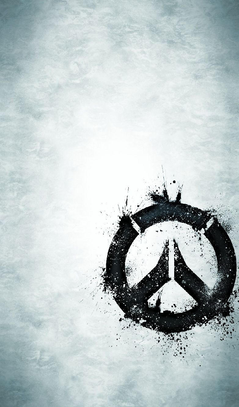 Overwatch iPhone / Android Wallpaper Symbol Wallpaper