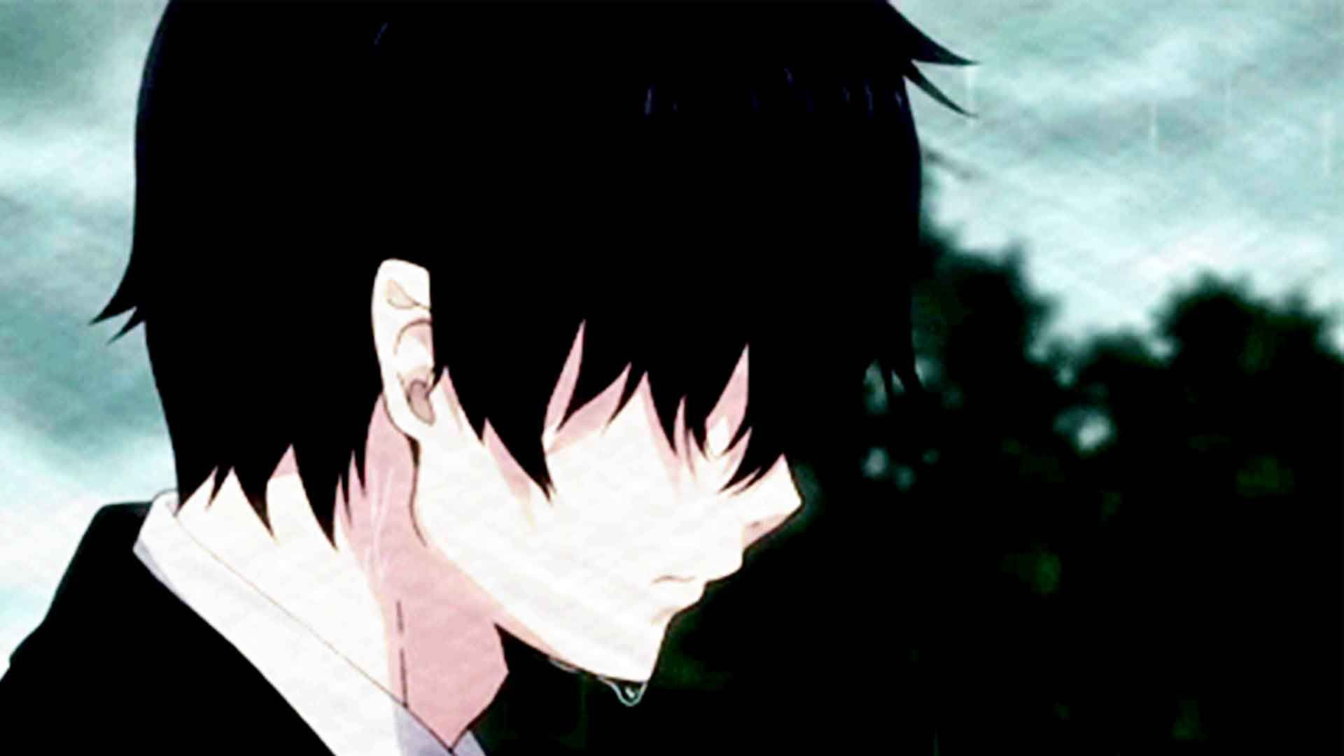 Depressed Sad Anime Wolf Boy : Anime Animeboy Depressed Boy Sad Foto De