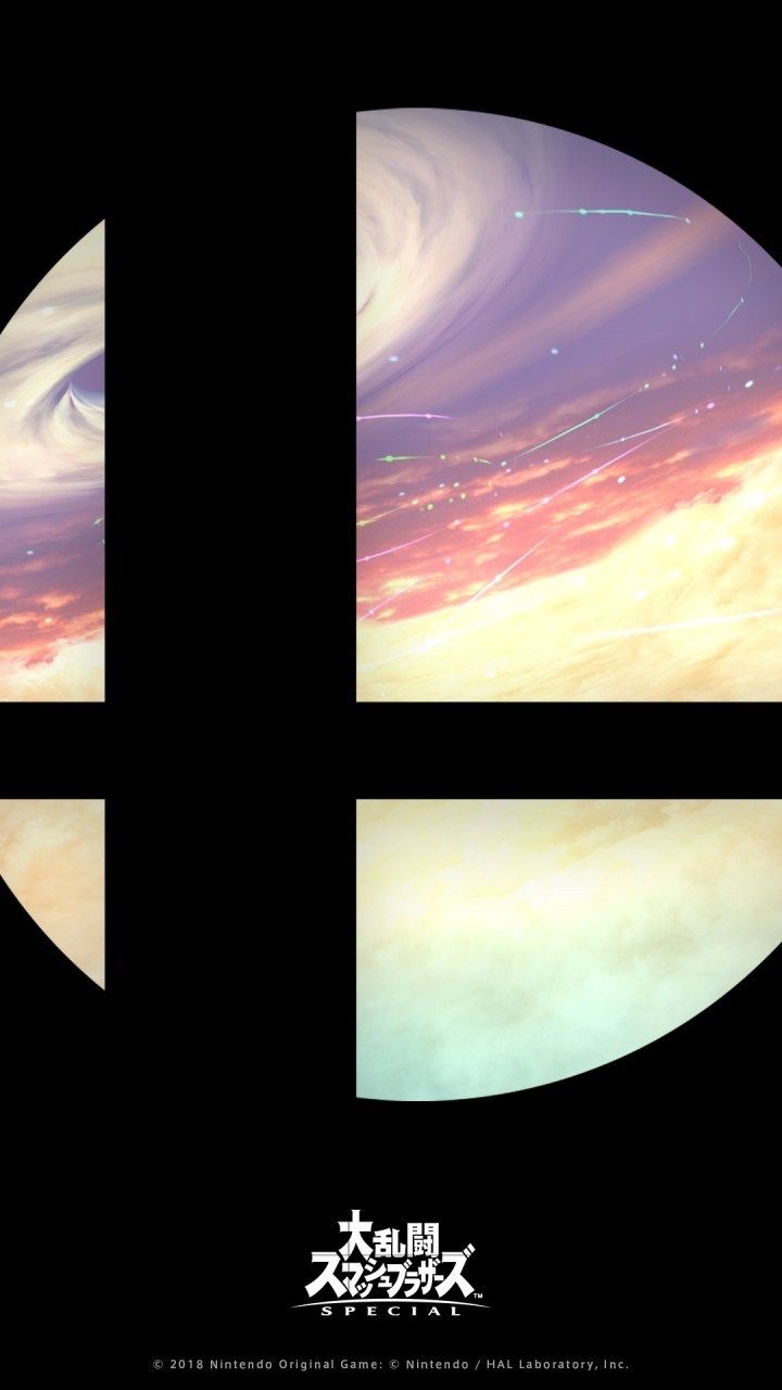 Nintendo LINE account's Smash Bros. Ultimate mobile wallpaper