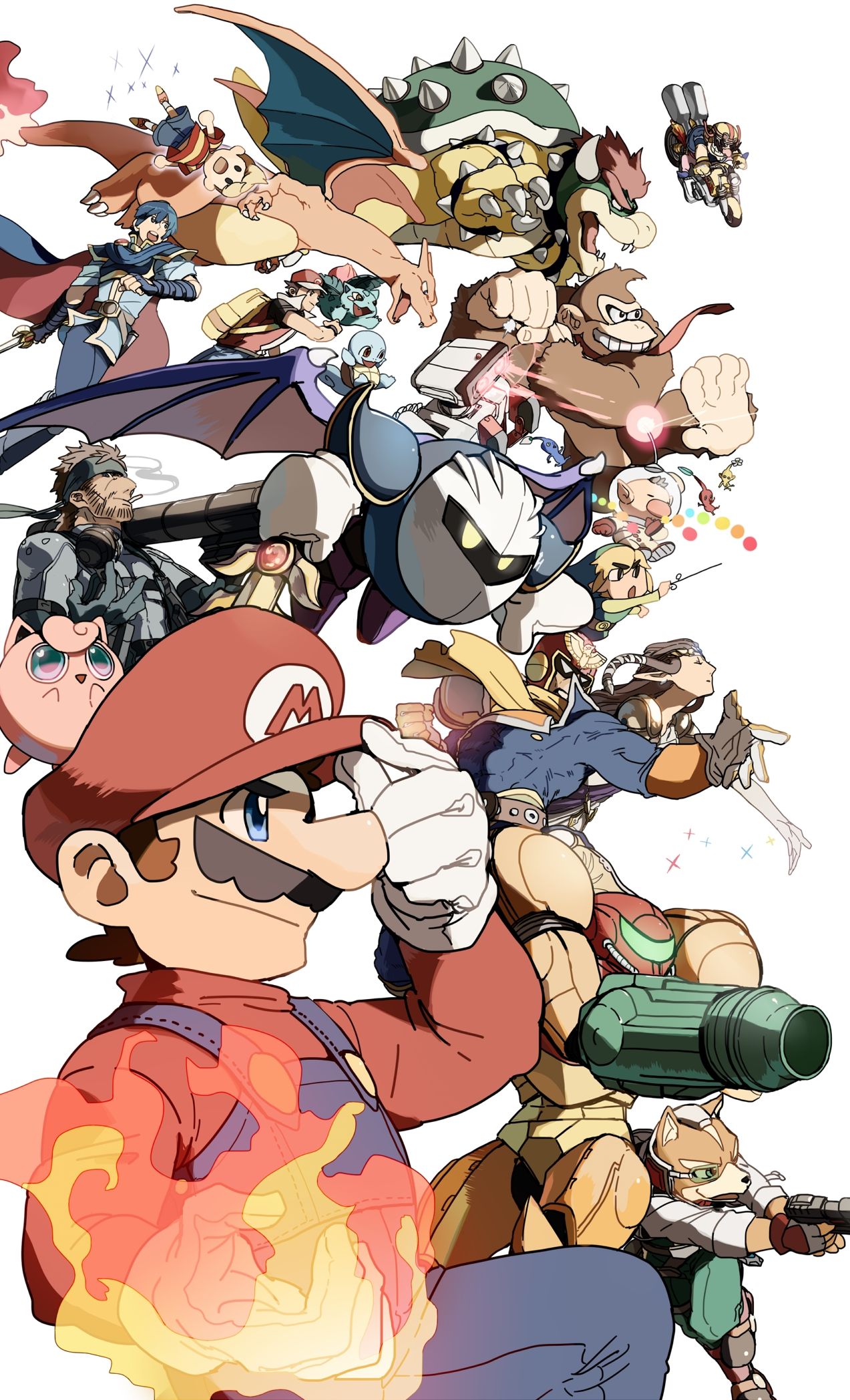 Super Smash Bros., Mobile Wallpaper Anime Image Board