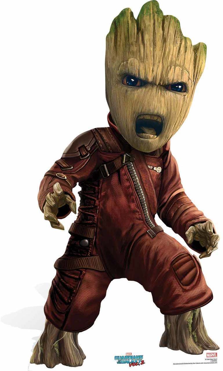 Baby Groot Guardians of The Galaxy Vol 2 Cardboard Cutout / Standee / Stand Up. Groot marvel, Groot guardians, Baby groot