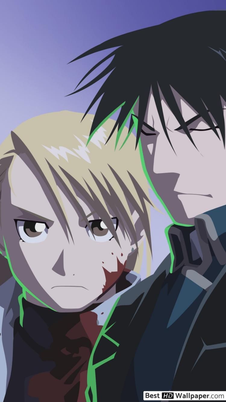 Fullmetal Alchemist Mustang & Riza Hawkeye (Vector) HD