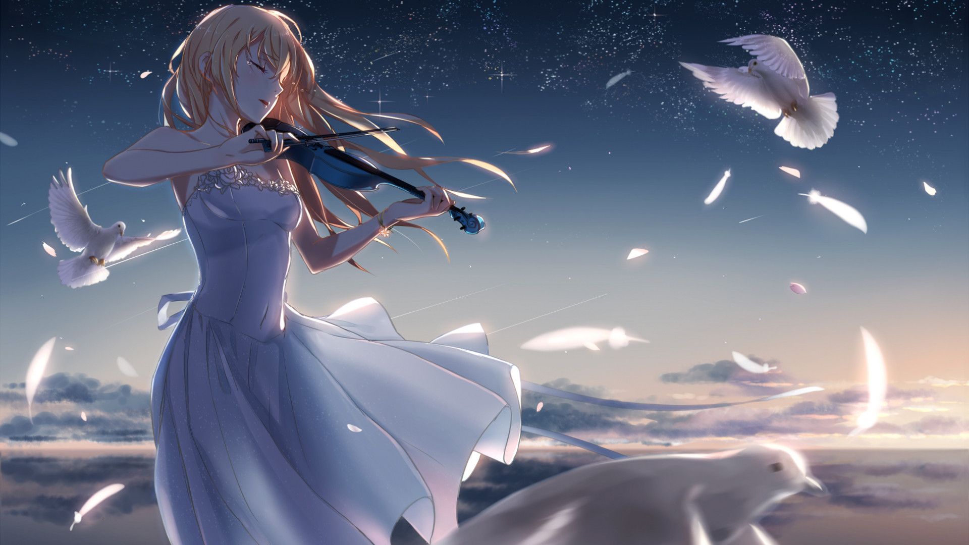 Shigatsu Wa Kimi No Uso Wallpaper
