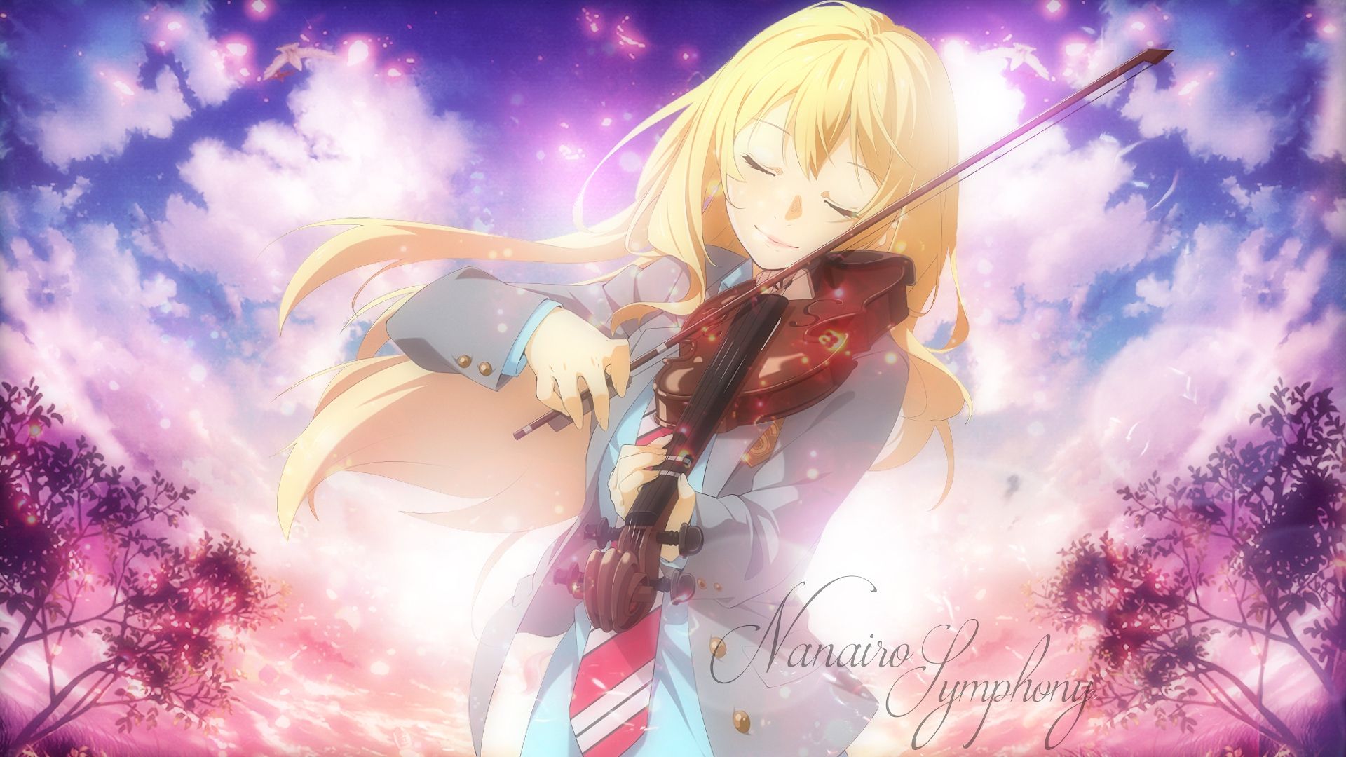 Your Lie In April Anime Kaori Miyazono, Download Wallpaper