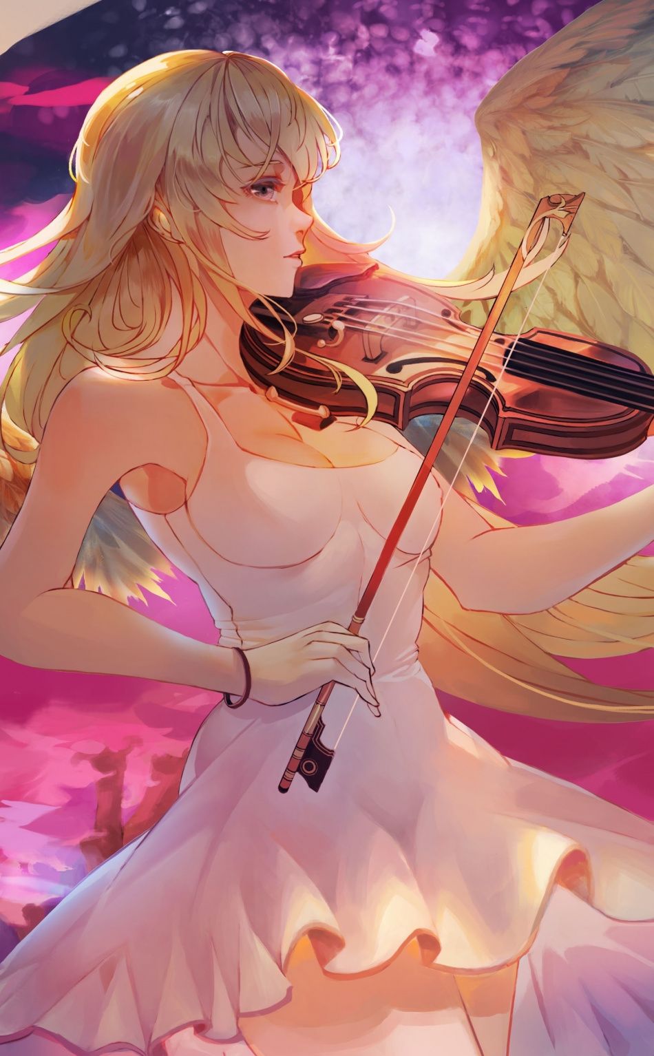 Download 950x1534 wallpaper hot, angel, kaori miyazono, iphone