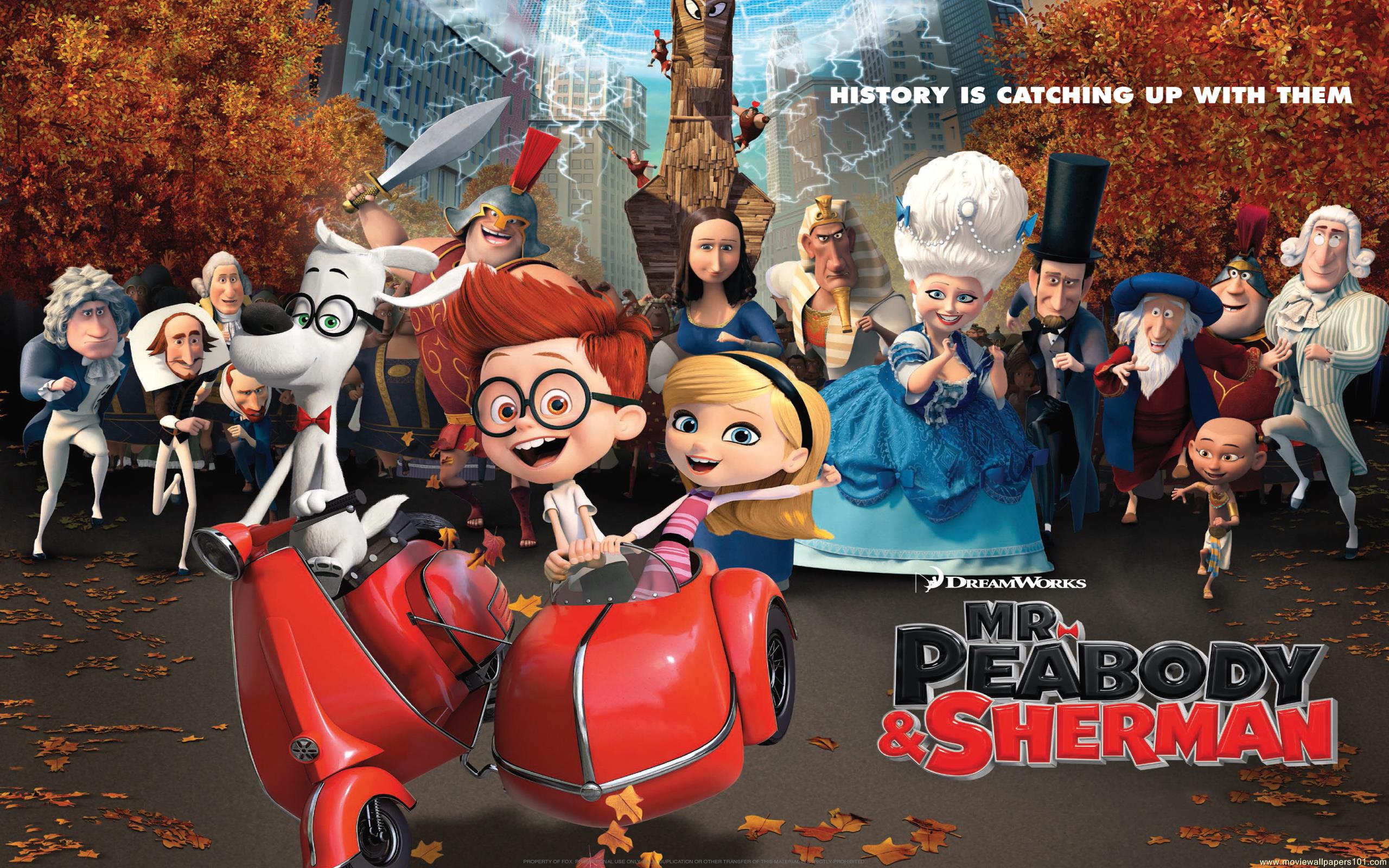 Mr. Peabody & Sherman wallpaper - (2560x1600), MovieWallpaper101.com