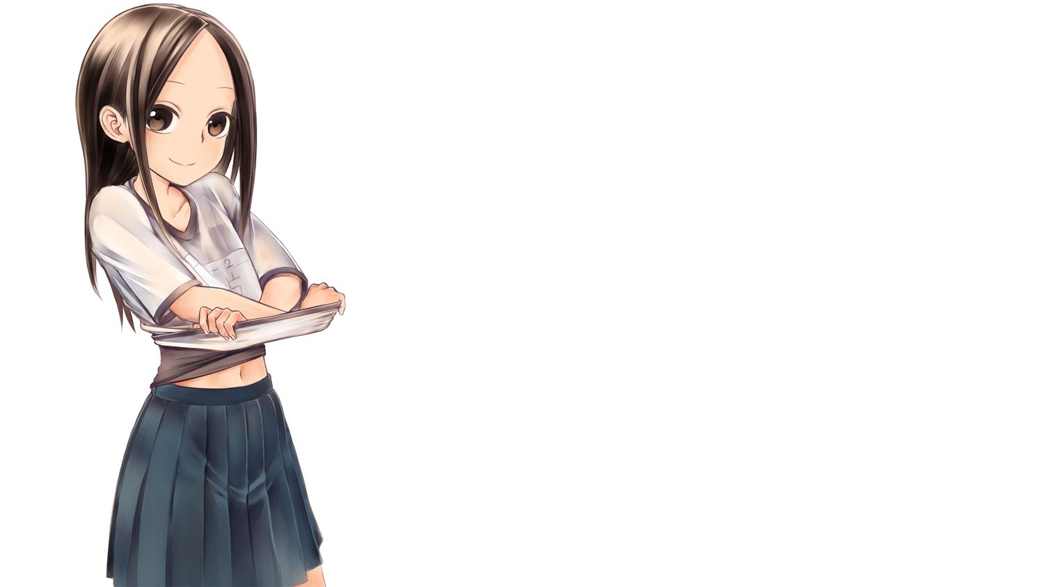 Brown Eyes Brown Hair Gym Uniform Karakai Jouzu No Takagi San Long