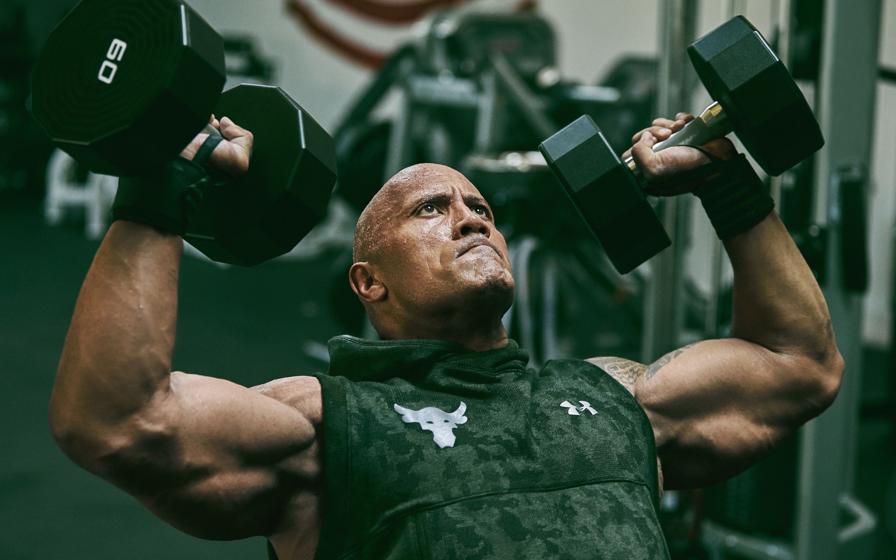 Dwayne Johnson Wallpaper Under Armour Sleeveless Hoodie