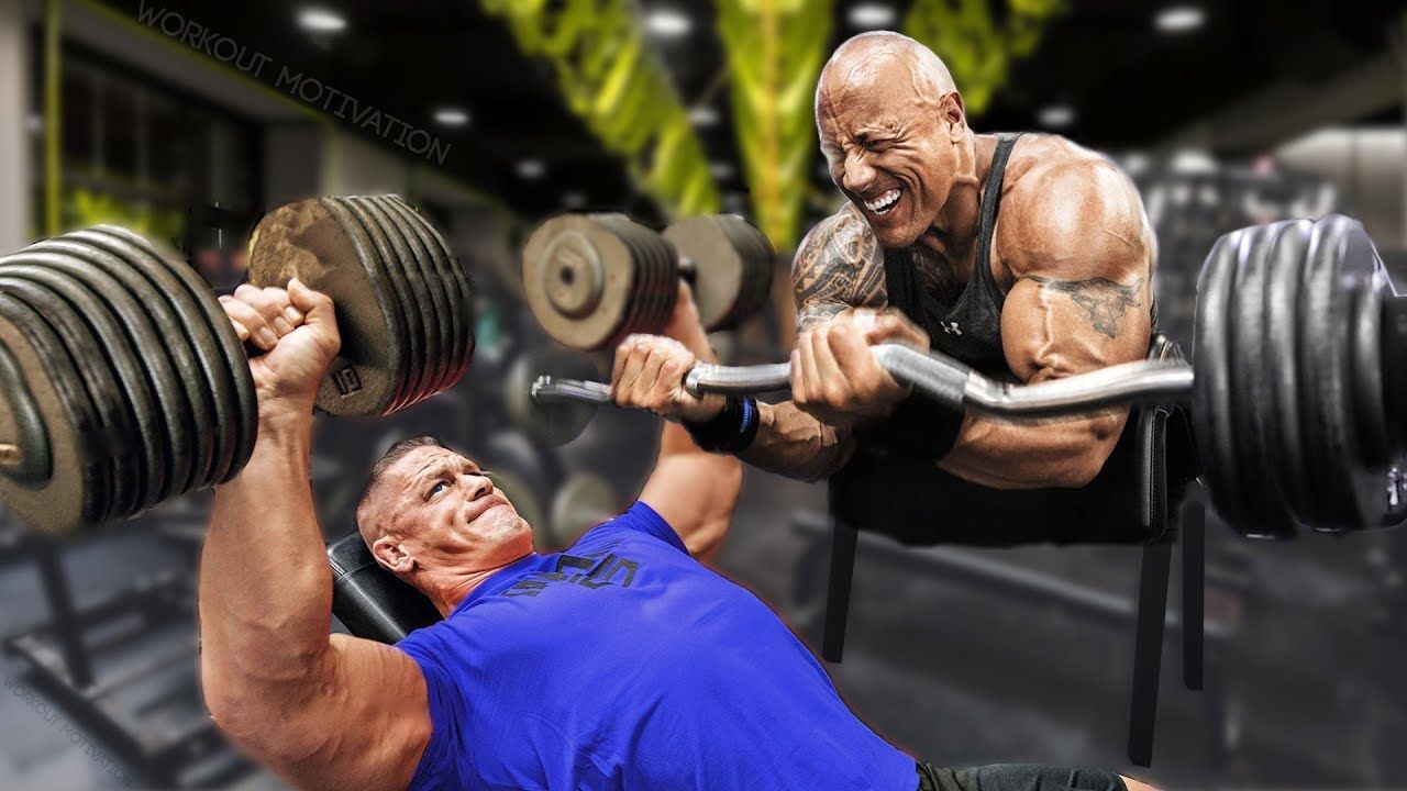 Dwayne The Rock Johnson vs John Cena