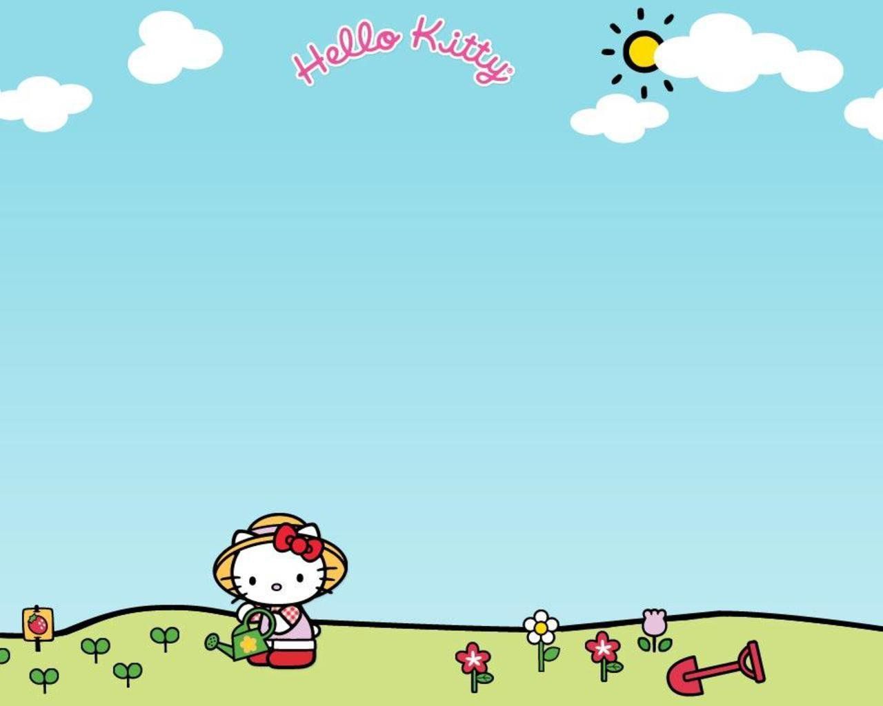 Hello Kitty Spring Wallpaper Free Hello Kitty Spring
