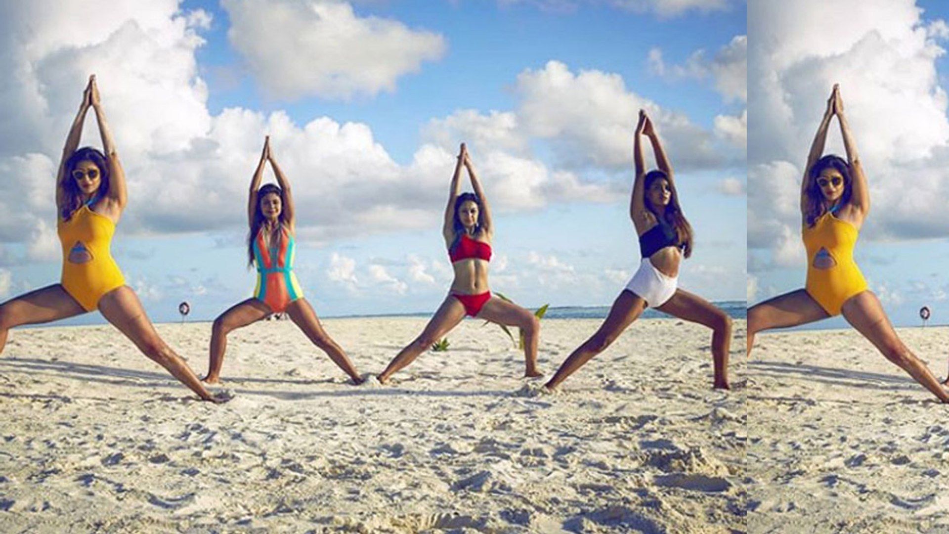 Kishwer Merchant का Bikini में Hot YOGA हुआ Viral