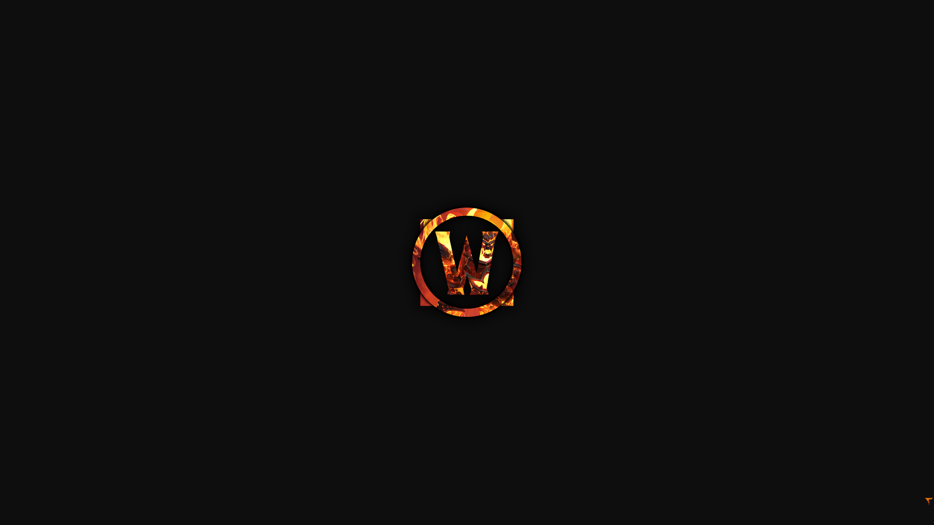 WoW Minimalist Wallpaper Firelord Ragnaros (1920x1080)