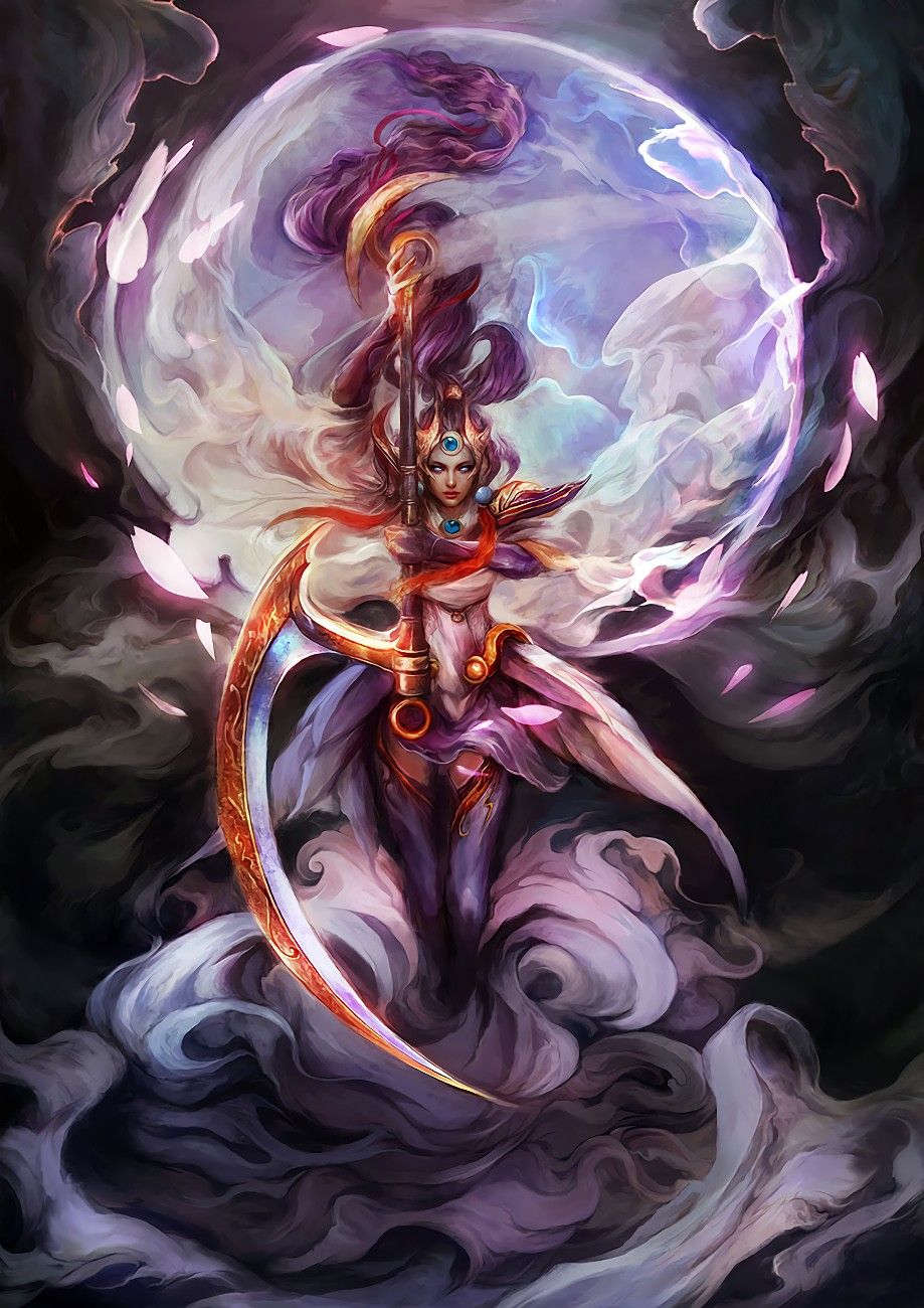 Lunar Goddess Diana. Wallpaper & Fan Arts. League Of Legends